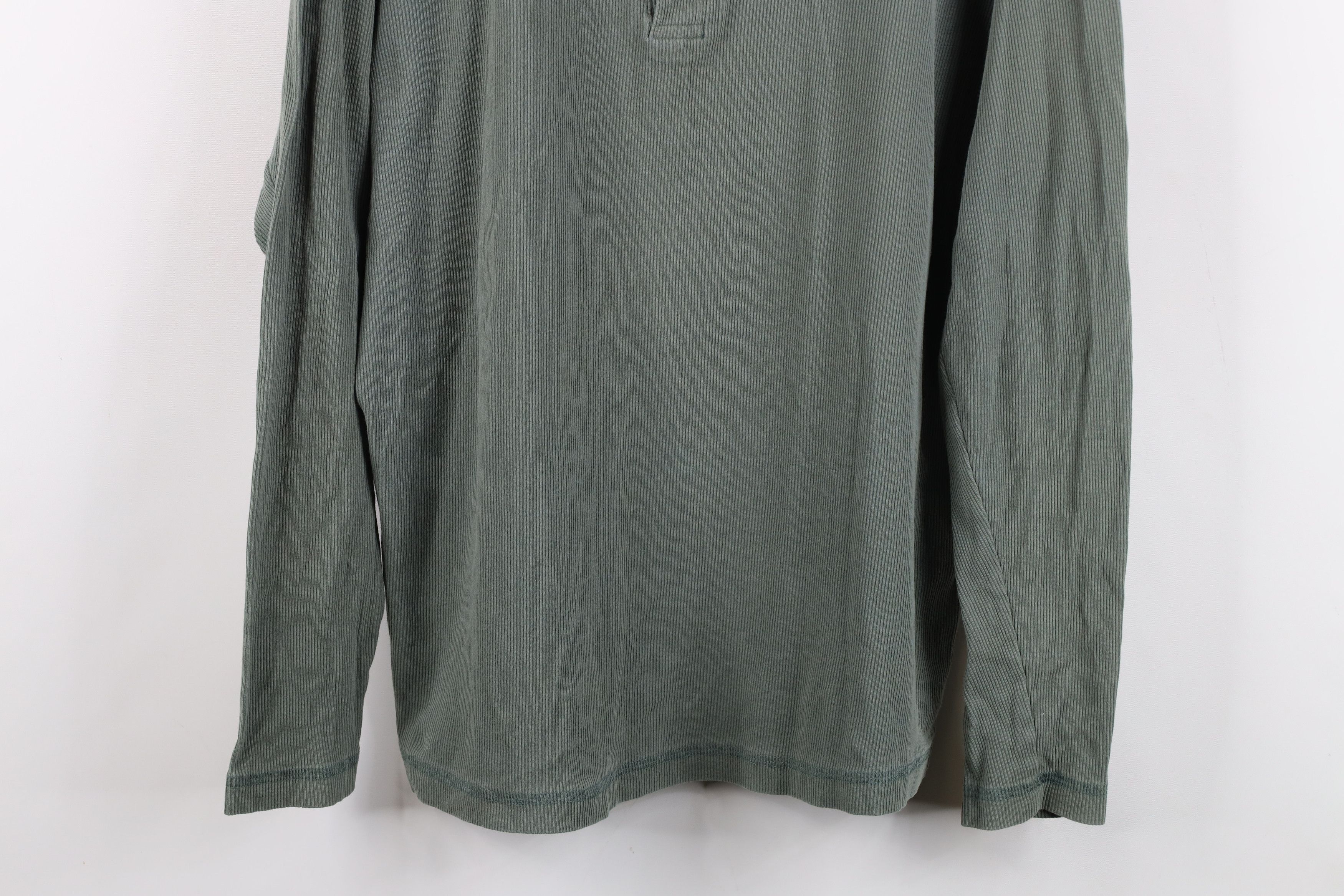 Banana Republic Vintage 90s Banana Republic Knit Long Sleeve Henley T-Shirt Size US L / EU 52-54 / 3 - 3 Thumbnail