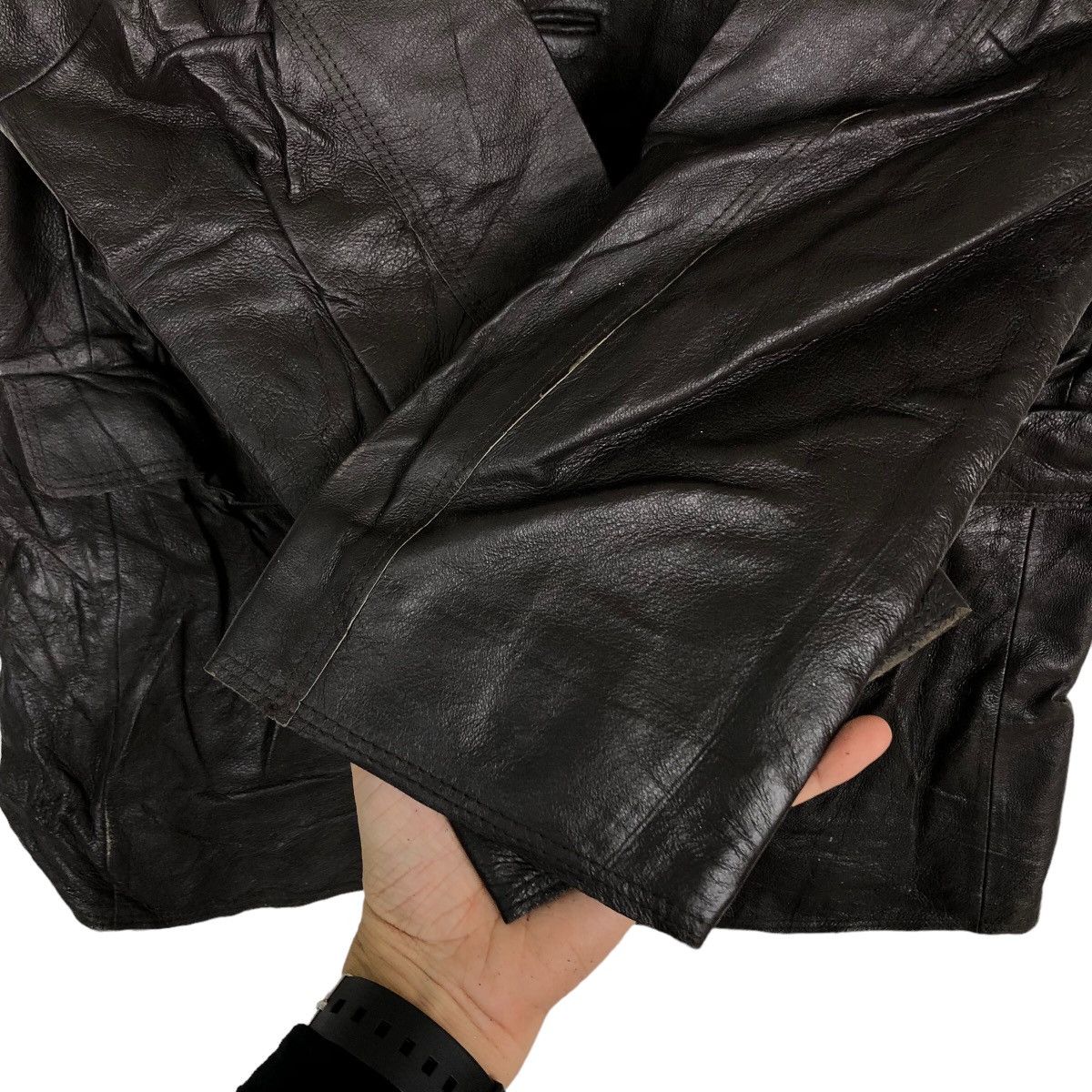 Comme Ca Ism 🔥90’s Rare Genuine Leather Jacket Comme Ca Ism Japan Size US M / EU 48-50 / 2 - 12 Thumbnail