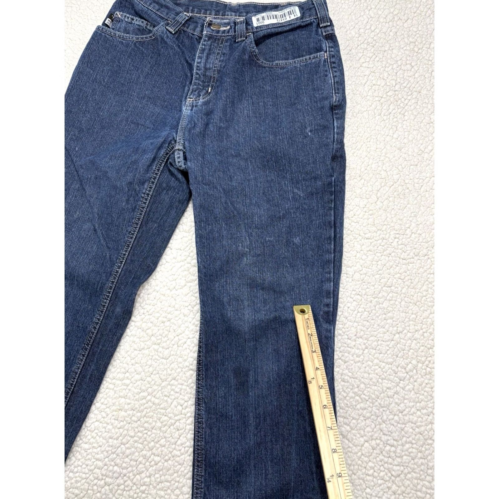 Carhartt Carhartt Flame Resistant Jeans Mens 30x32 Blue Dark Wash Denim Work Size US 30 / EU 46 - 3 Thumbnail