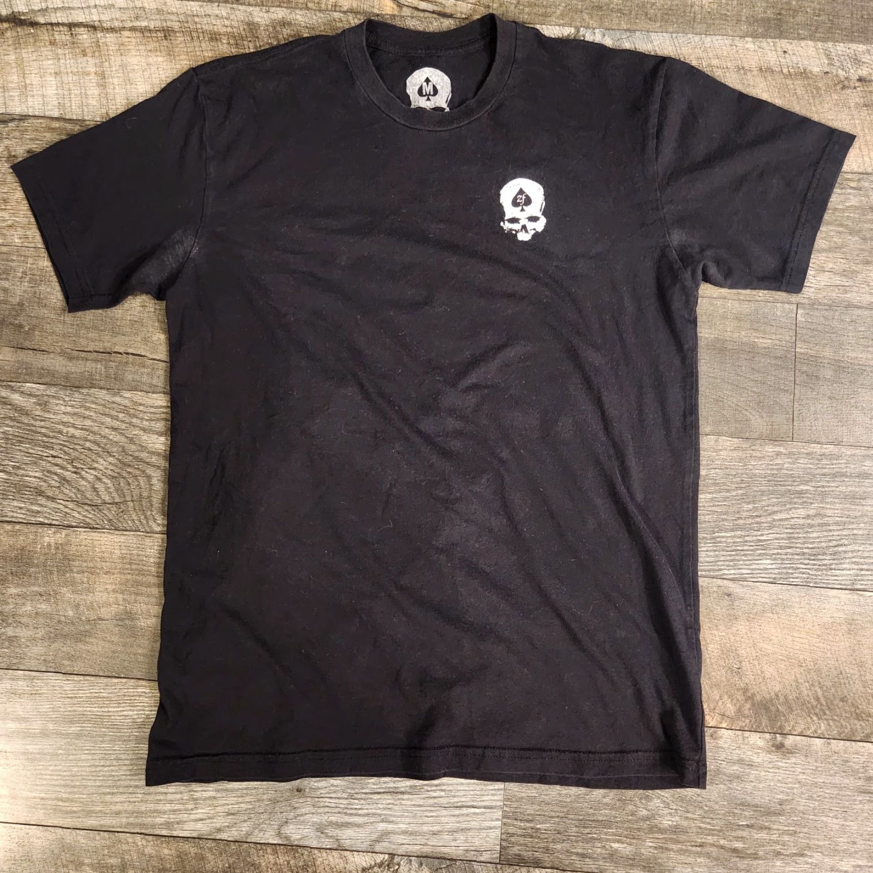 Vintage Wash With Souls T Shirt Tee Mens Medium Samari Skull Black Made In USA Size US M / EU 48-50 / 2 - 3 Thumbnail