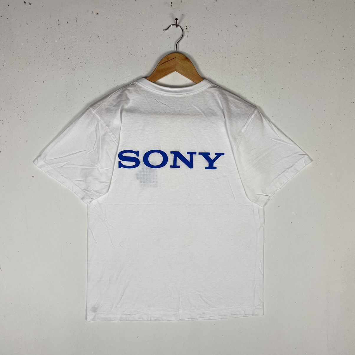 Sony VINTAGE 80's SONY PROMO TEE Size US M / EU 48-50 / 2 - 2 Thumbnail