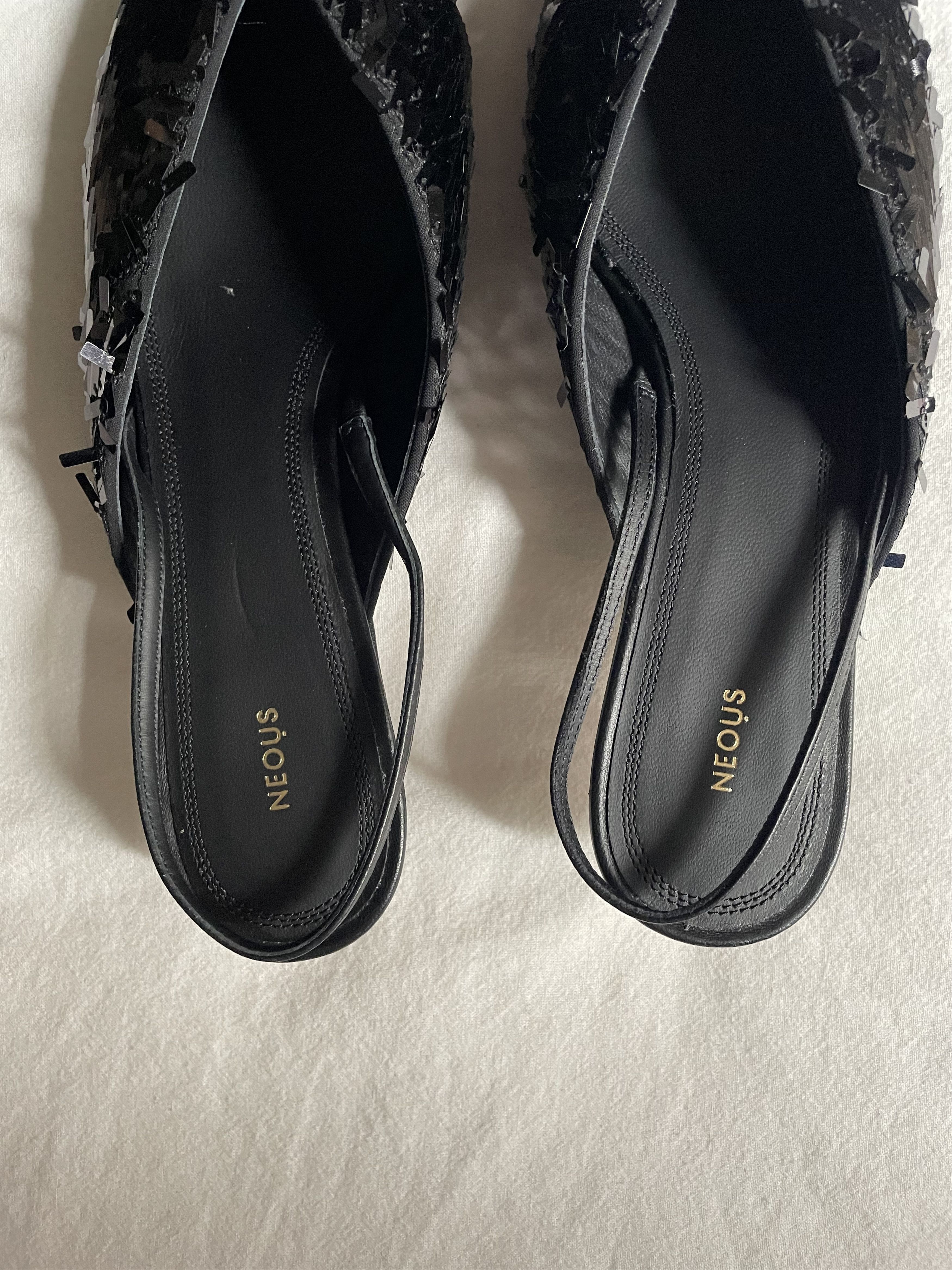 NEOUS Neous Sequin Mules Size US 7 / IT 37 - 3 Thumbnail