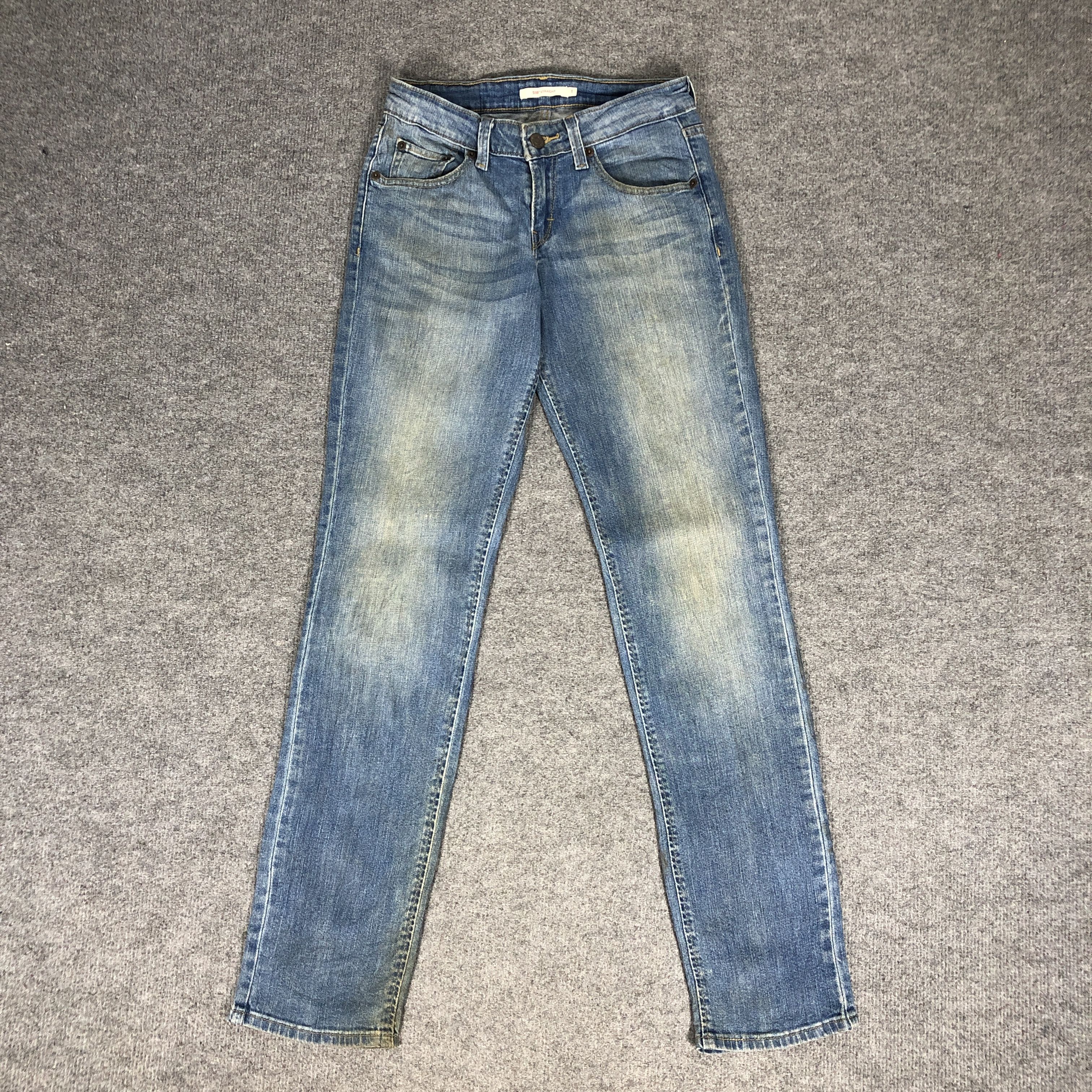 Levi's × Vintage Womens Vintage Levis 518 Jeans Straight L1093W Size 27" / US 4 / IT 40 - 1 Thumbnail