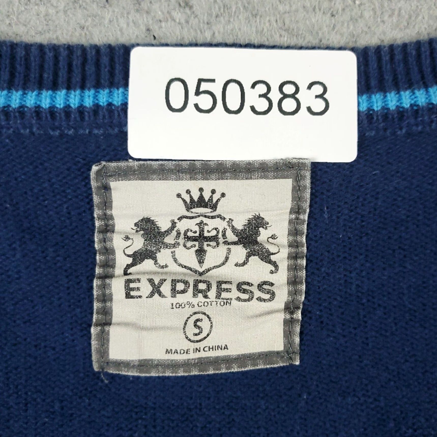 Express Express Mens Small Blue Casual Pullover Sweatshirt Size US S / EU 44-46 / 1 - 8 Thumbnail