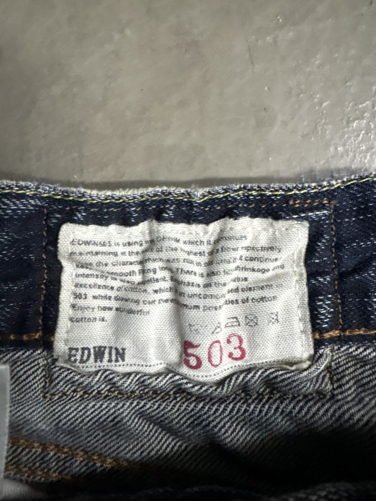Hedi Slimane Edwin 503 Balenciaga Destroyed Rusty Wash Distressed Jeans. Size US 31 - 9 Thumbnail