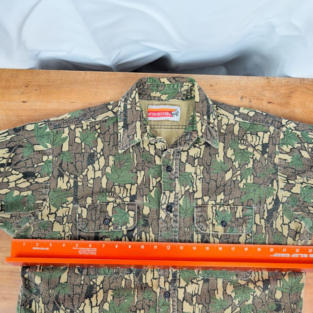 Vintage × Winchester Vintage Winchester Trebark Woodland Chamois Flannel Shirt Size US M / EU 48-50 / 2 - 7 Thumbnail