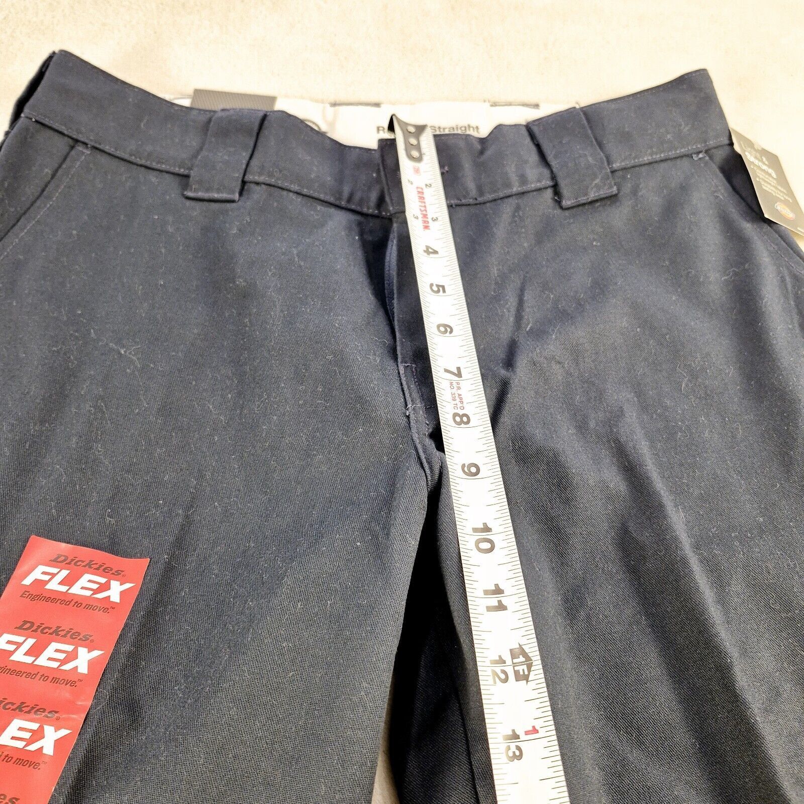 Dickies Dickies Regular Straight Flex Work Pants 32X30 Navy Blue NWT Size US 32 / EU 48 - 6 Thumbnail