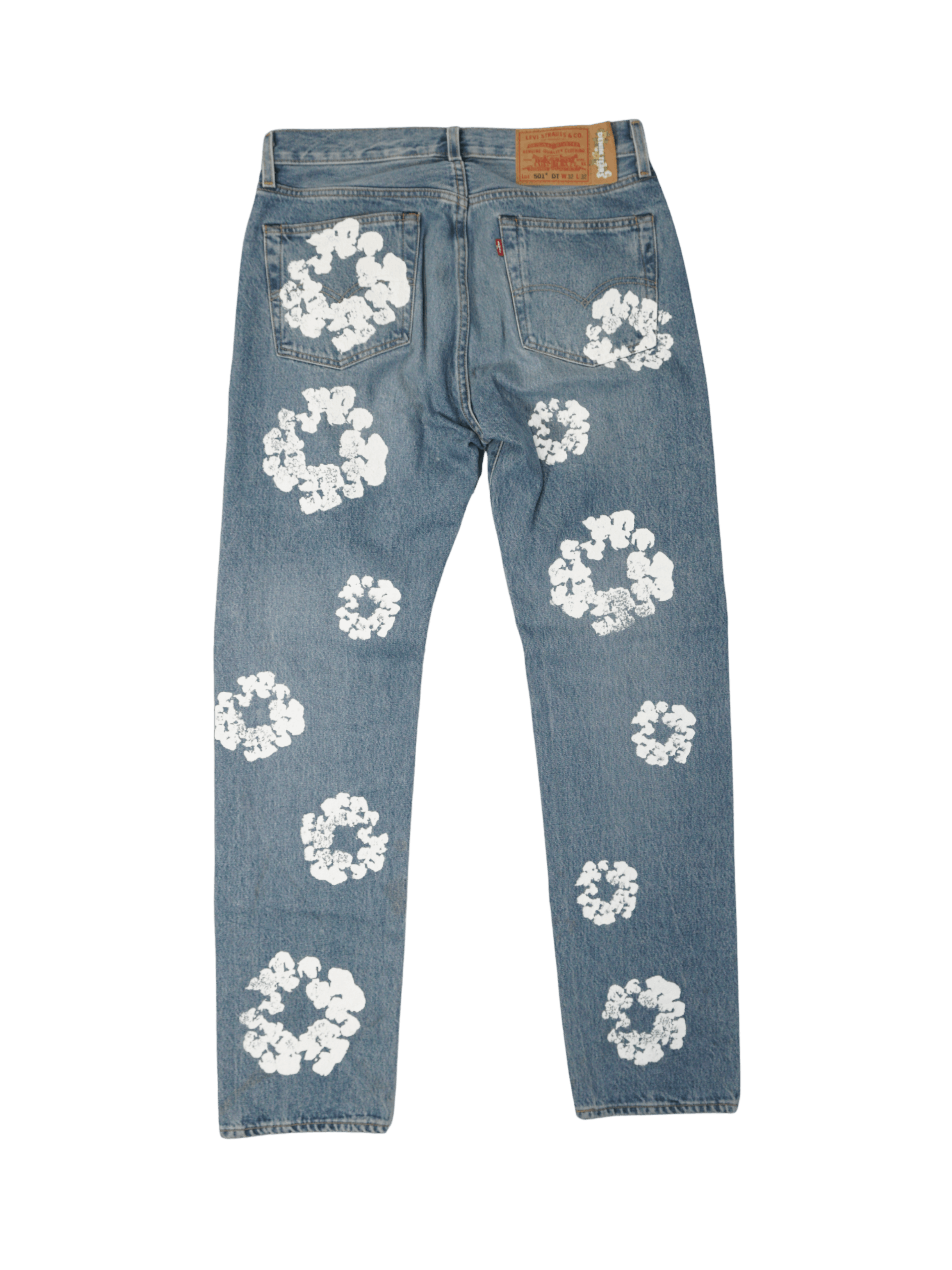 DENIM TEARS Denim Tears x Levi's Cotton Wreath Jean Light Wash Size US 32 / EU 48 - 2 Thumbnail