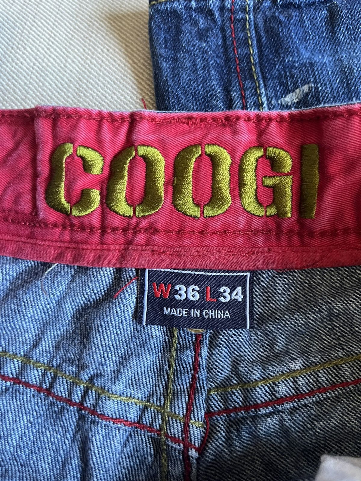 Coogi Vintage Coogi Embroidered Snake Denim Jeans Size US 36 / EU 52 - 6 Thumbnail