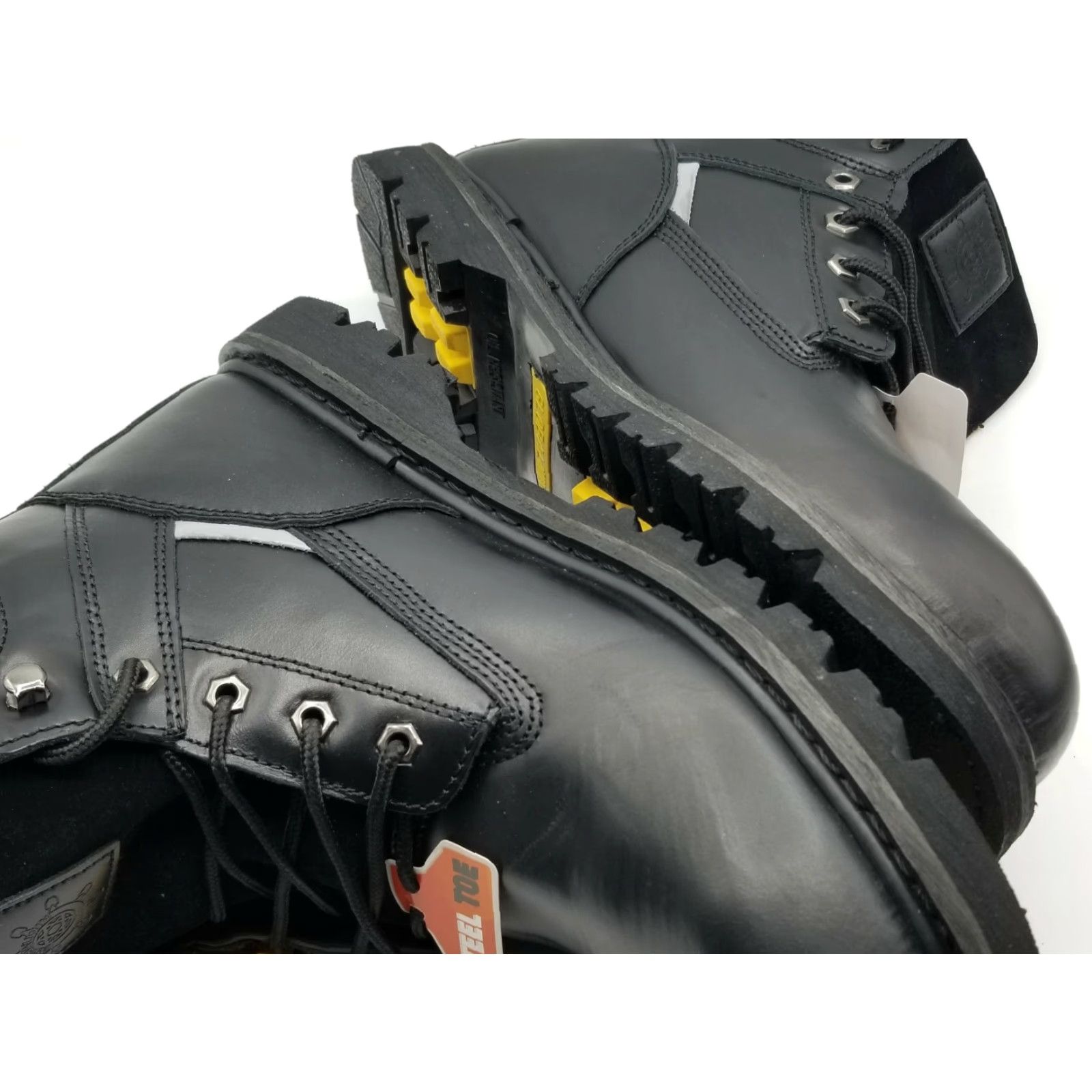 Vintage Globalwin 1606ST Black Steel Toe Men's Work Boot Size 13 M SKU BX 10 X Size US 13 / EU 46 - 7 Thumbnail
