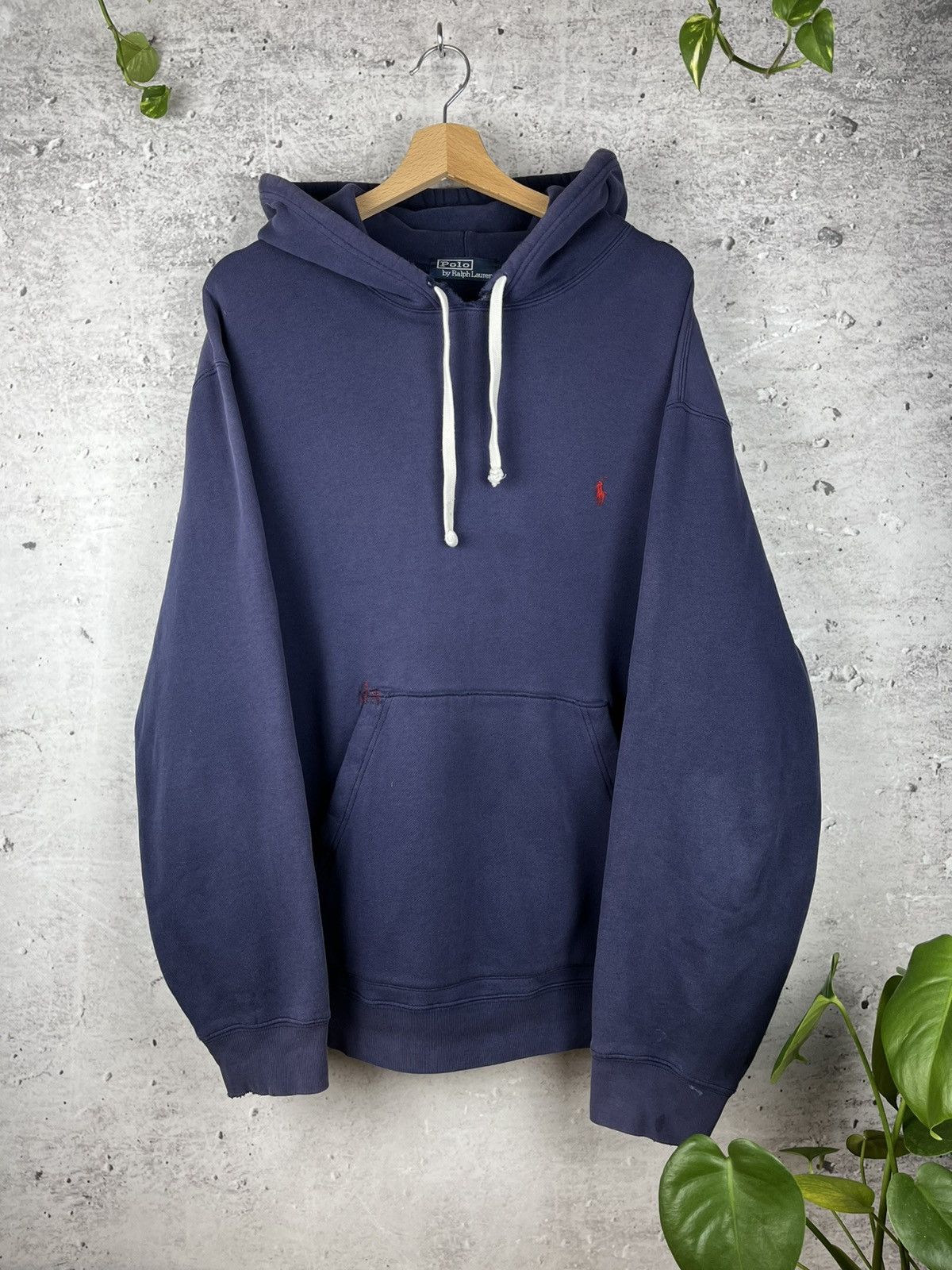Polo Ralph Lauren × RRL Ralph Lauren × Vintage Distressed Vintage Polo Ralph Lauren Hoodie Size US L / EU 52-54 / 3 - 1 Thumbnail