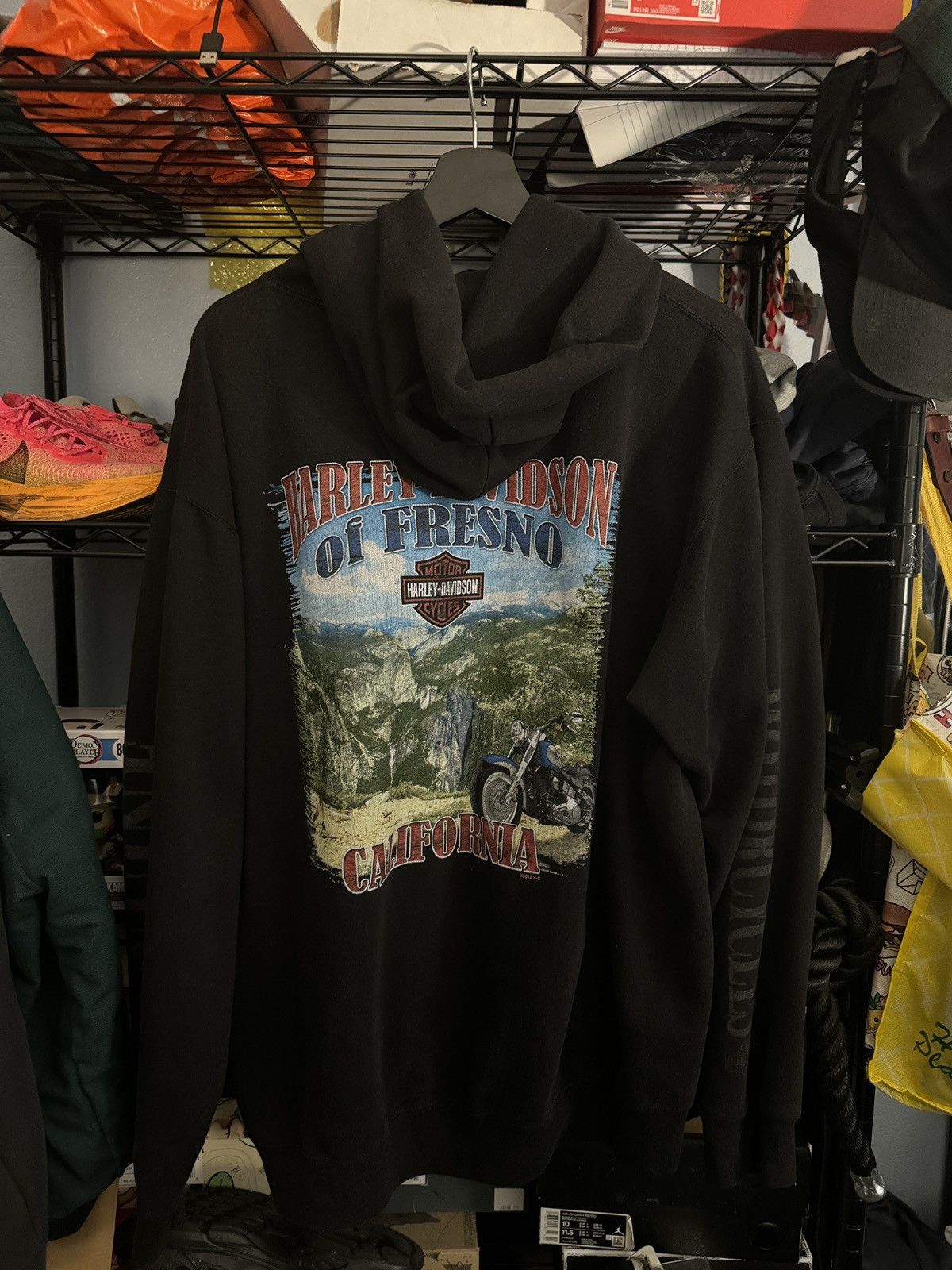 Harley Davidson Vintage Harley Davidson USA Hoodie Size US XL / EU 56 / 4 - 3 Thumbnail