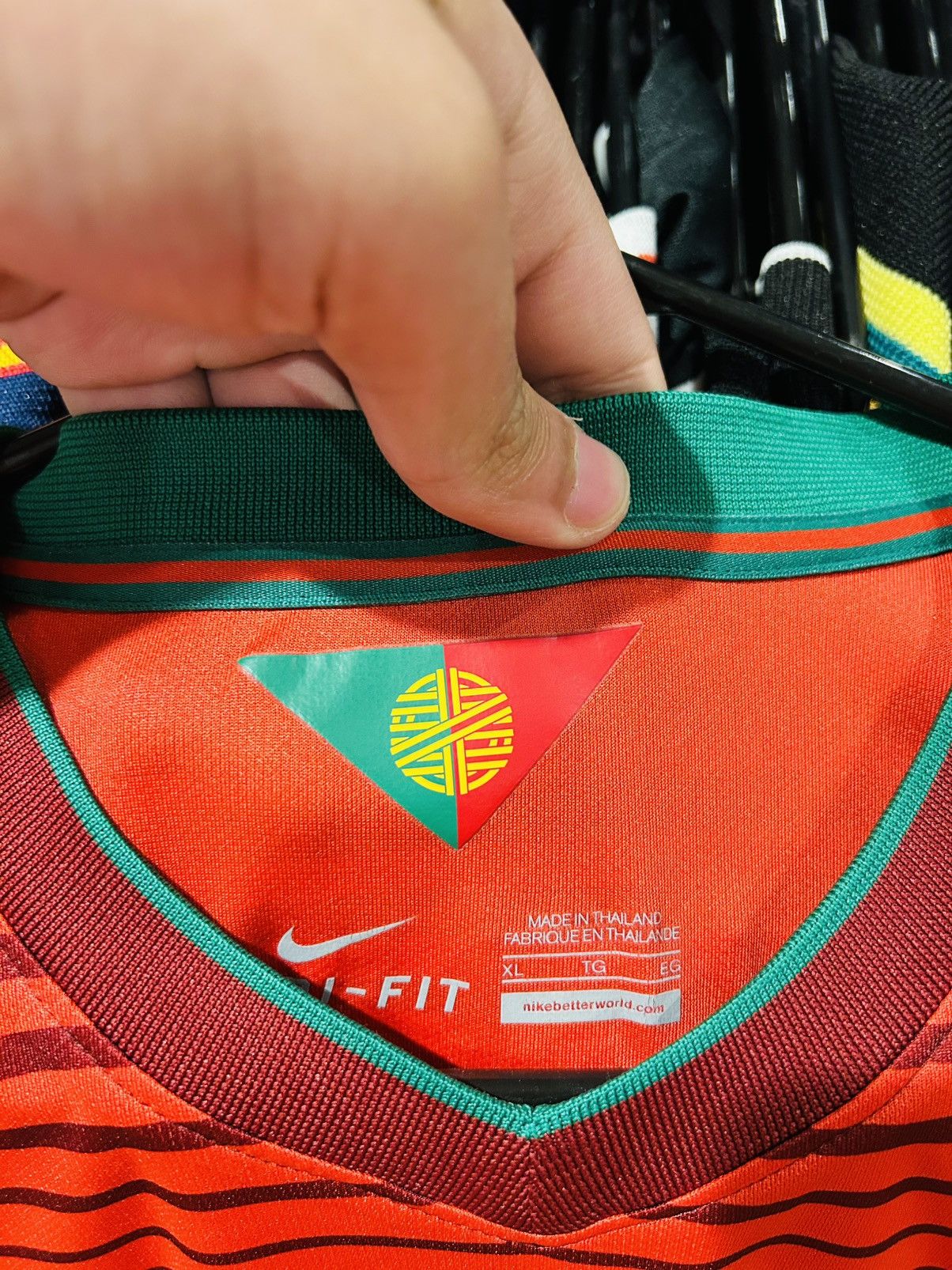 Nike × Vintage Portugal 2014 home jersey Size US XL / EU 56 / 4 - 8 Thumbnail
