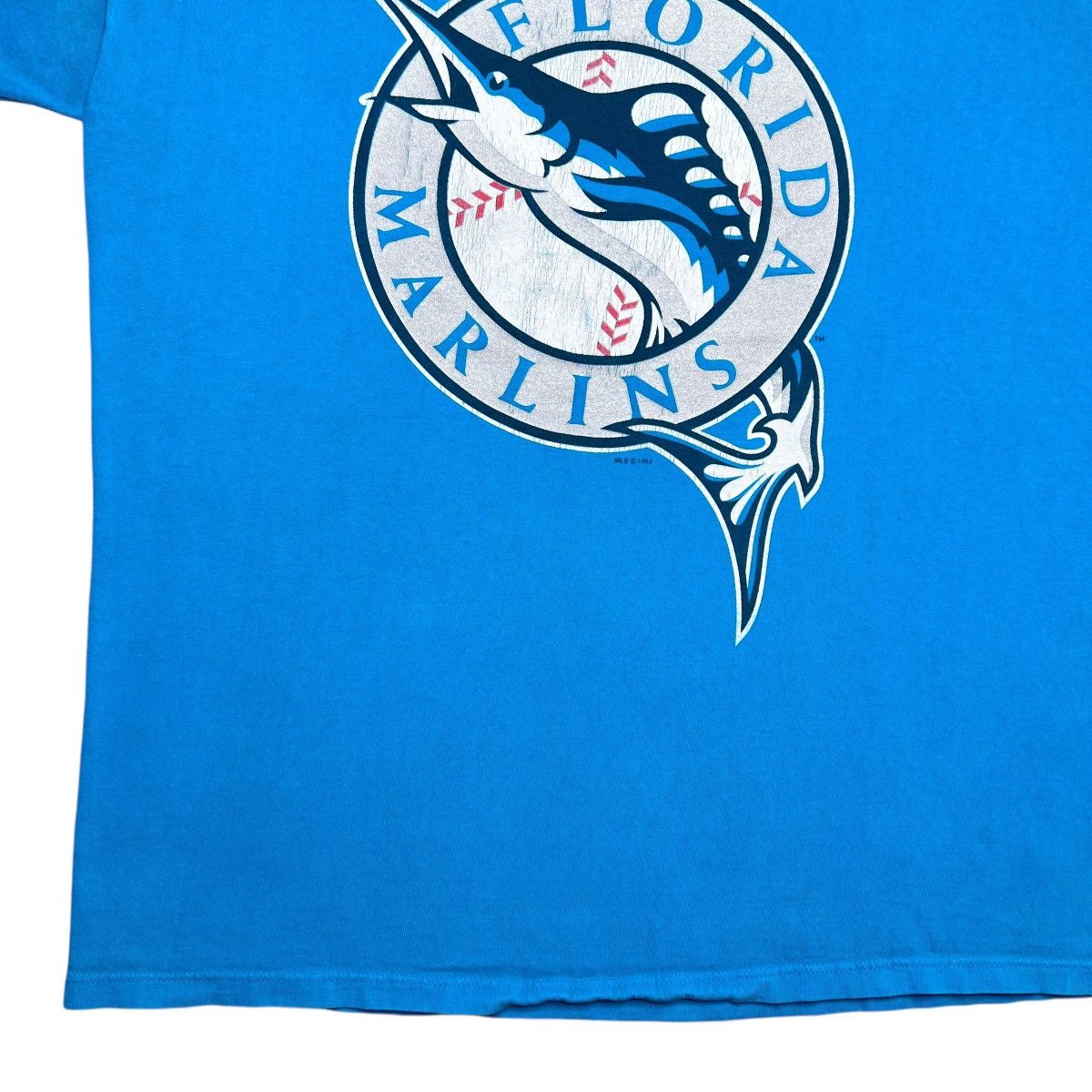 Salem Sportswear Vtg 1993 MLB Florida Marlins Salem Sportswear Graphic Tee Size US L / EU 52-54 / 3 - 6 Thumbnail