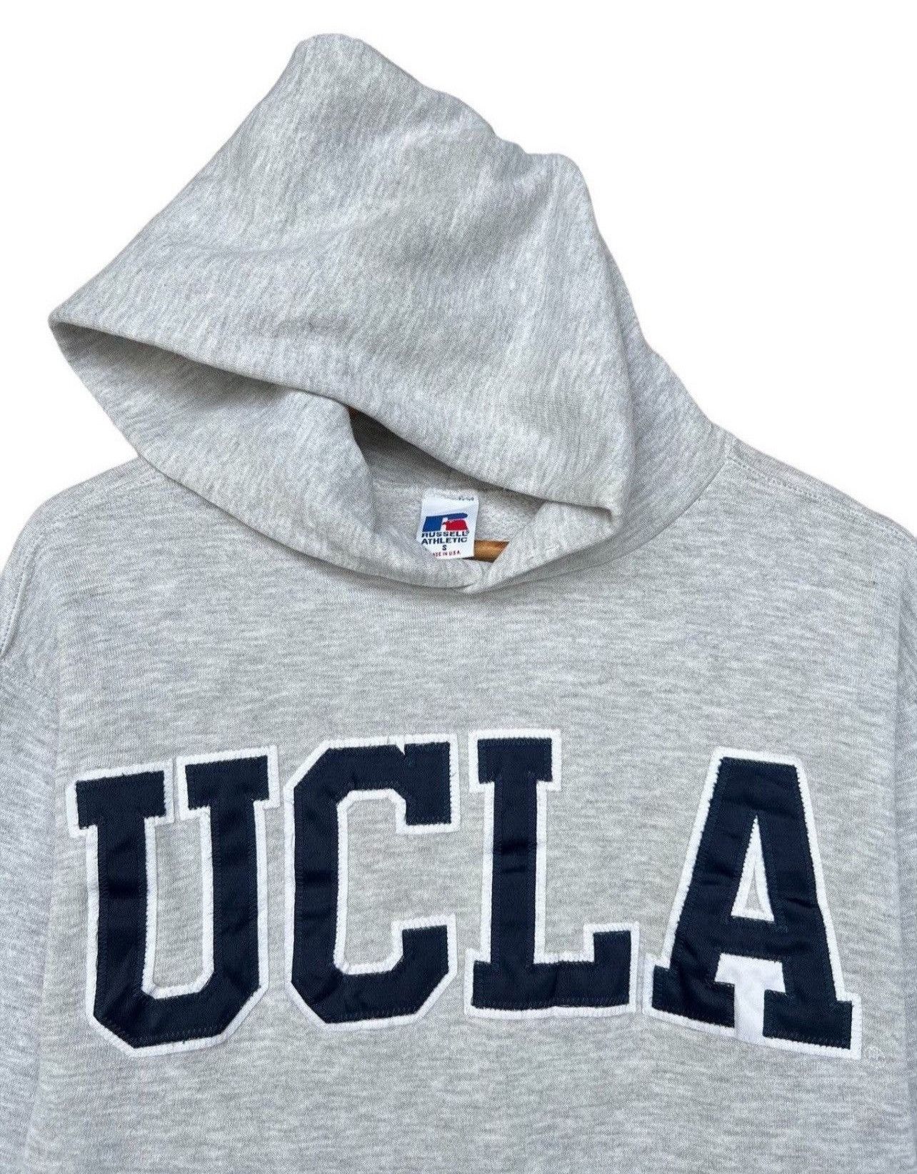 Vintage Vintage 90s Russell UCLA Spellout Hoodie Ucla Pullover Size US S / EU 44-46 / 1 - 4 Thumbnail