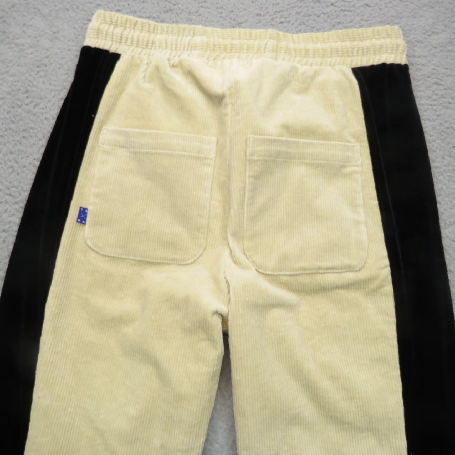 TAKA Original Taka Original Pants Mens Medium Khaki Break Tear Away Snap Lounge Baggy Street Casual 80s 90s Grunge Hip Hop USA American Classic Vintage No Size US 31 - 4 Thumbnail