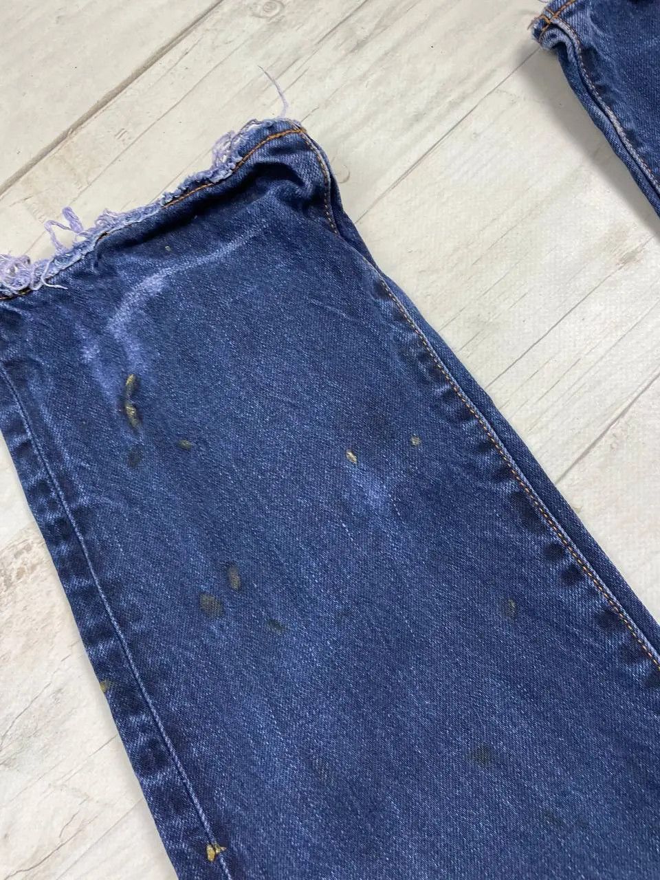 Stone Island Vintage Stone Island Denim Jeans 90s Distrissed Faded Y2K Size US 31 - 21 Thumbnail