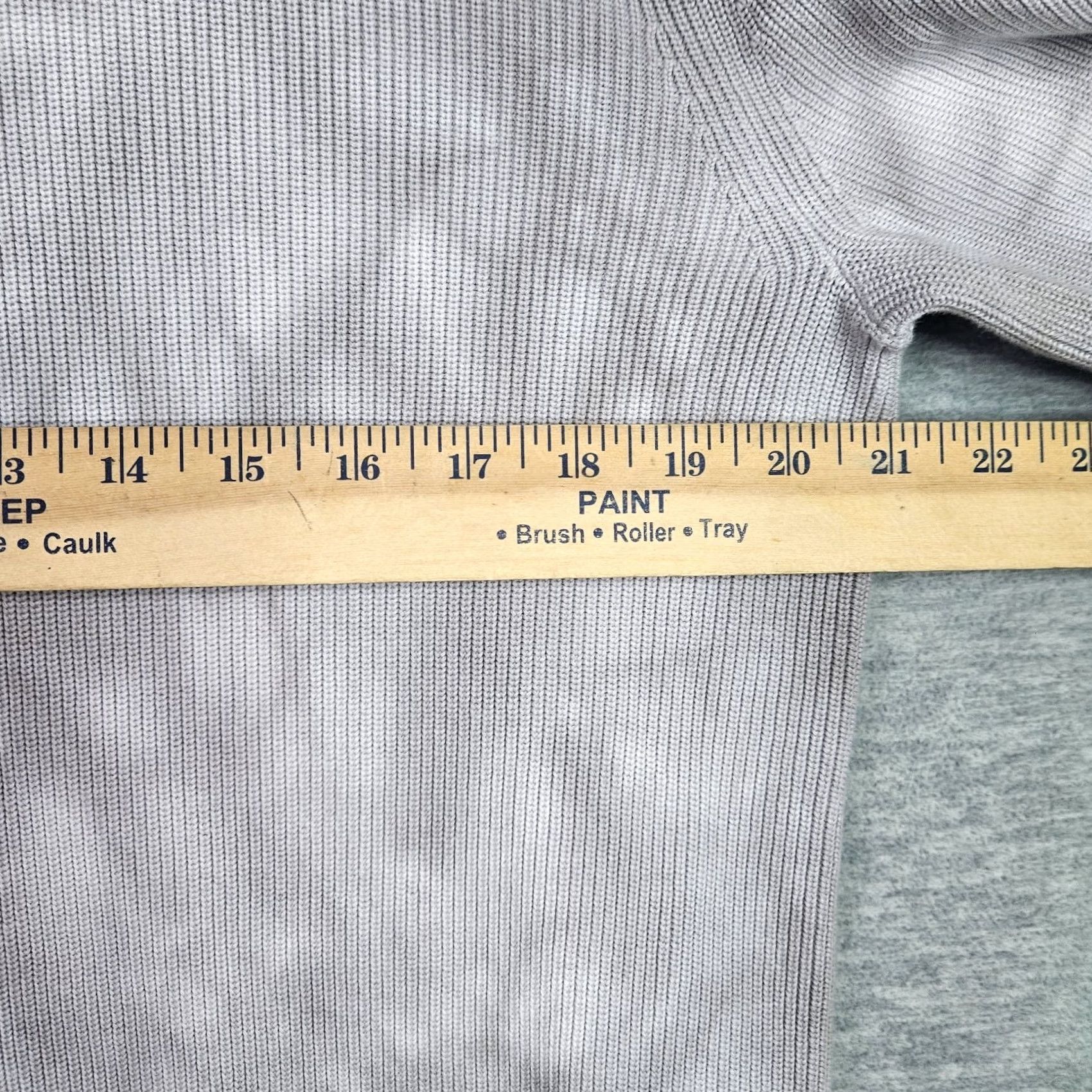 Theory Theory Masten Eco Brea Tie Dye Crewneck Sweater L Mens Gray Shortened? Size US L / EU 52-54 / 3 - 3 Thumbnail