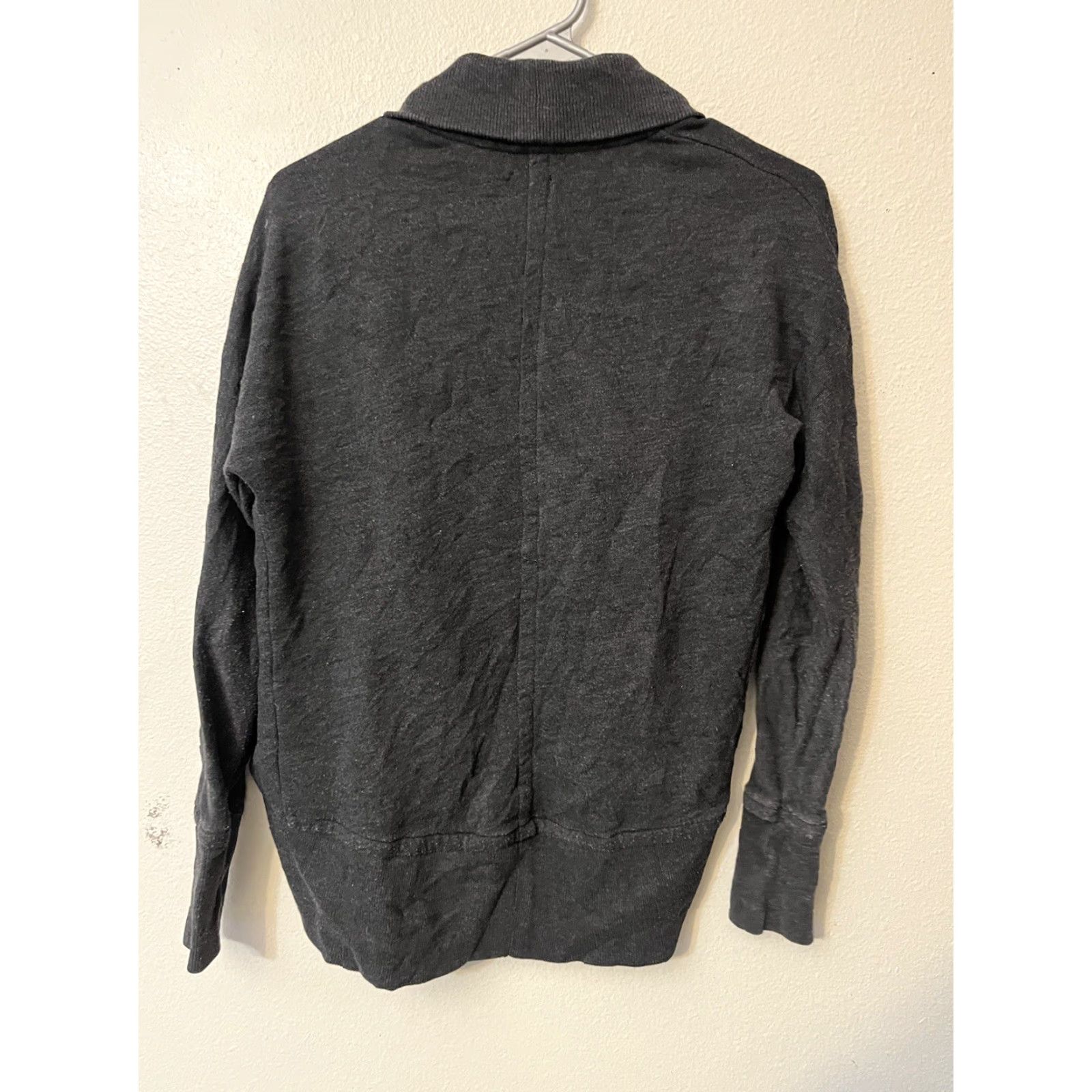 Vintage Aerie Cardigan Knit Open Front Casual Sweater Women's XXS Gray Crew Neck Long Sleeve Wool Blend Buttons Vintage No Size XXS / US 00 / IT 34 - 3 Thumbnail