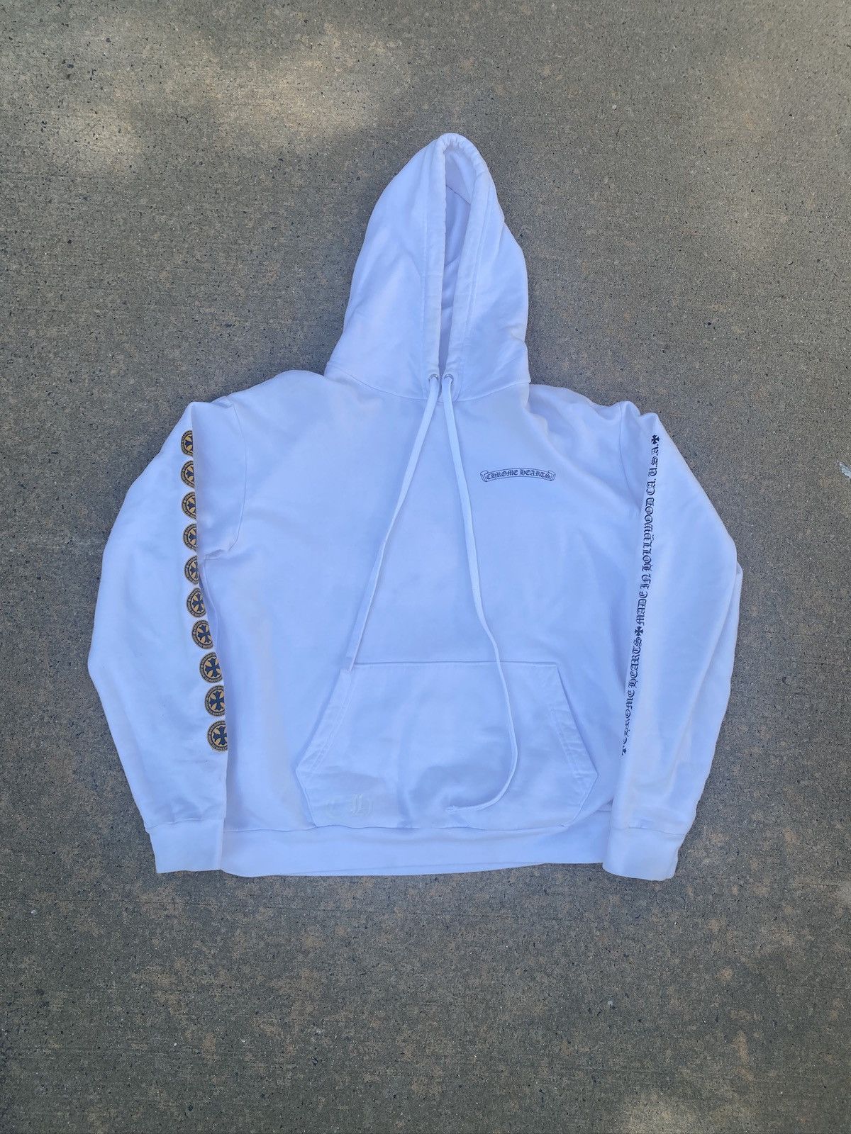 Chrome Hearts Chrome Hearts Yellow Cross Hoodie Size US M / EU 48-50 / 2 - 1 Thumbnail