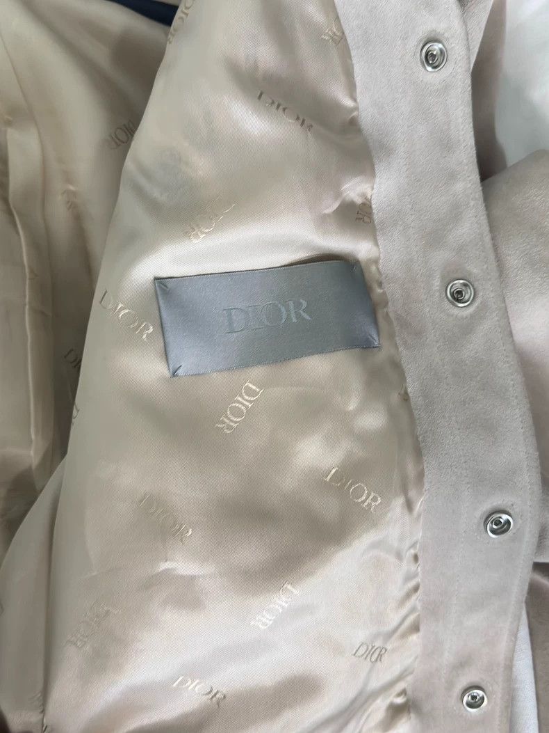 Dior Dior 23ss co-branded collarless leather jacket 2502-Nextarr Size US M / EU 48-50 / 2 - 3 Thumbnail
