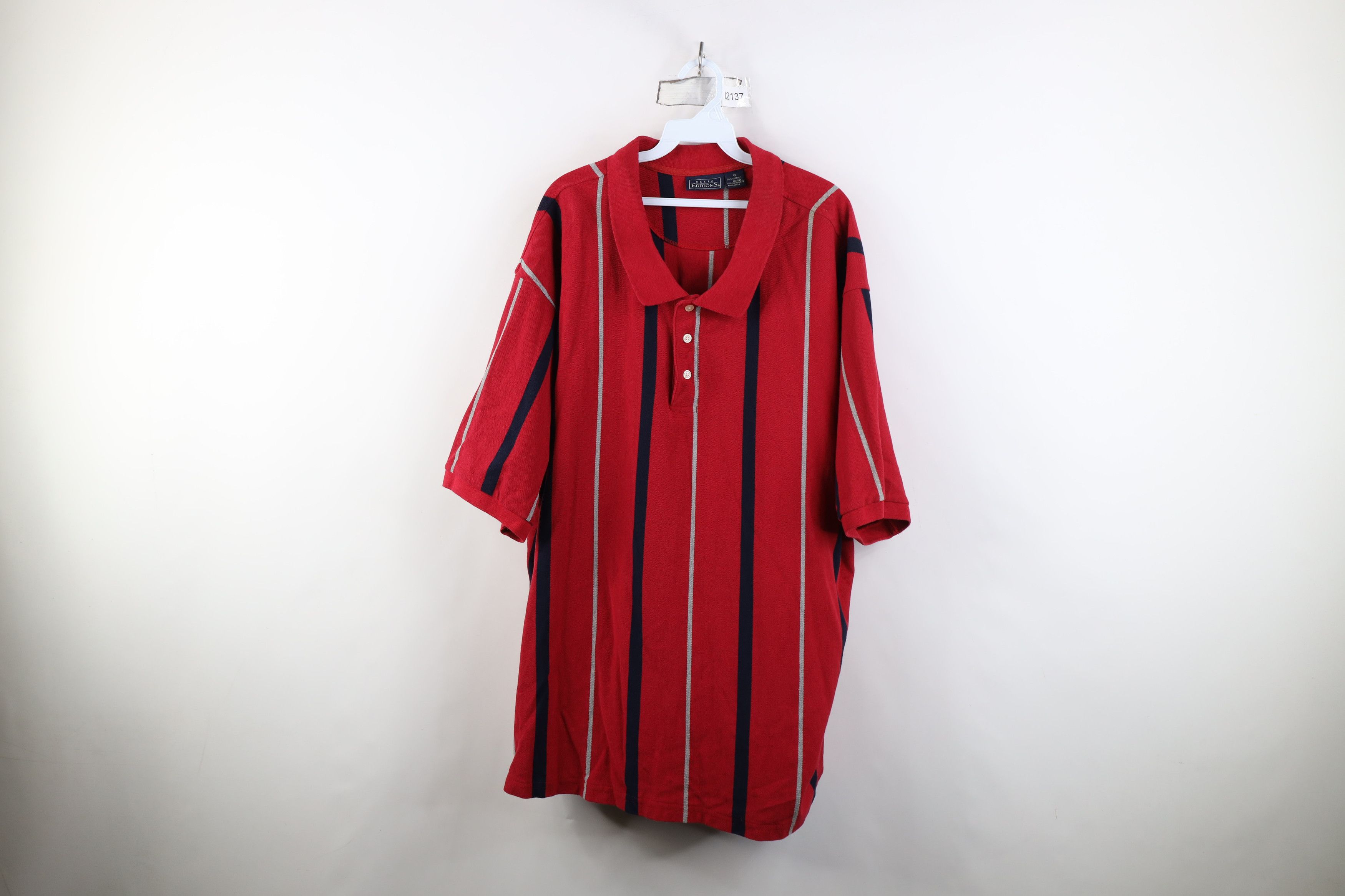 Vintage Vintage 90s Streetwear Short Sleeve Collared Golf Polo Shirt Size US XXL / EU 58 / 5 - 1 Thumbnail