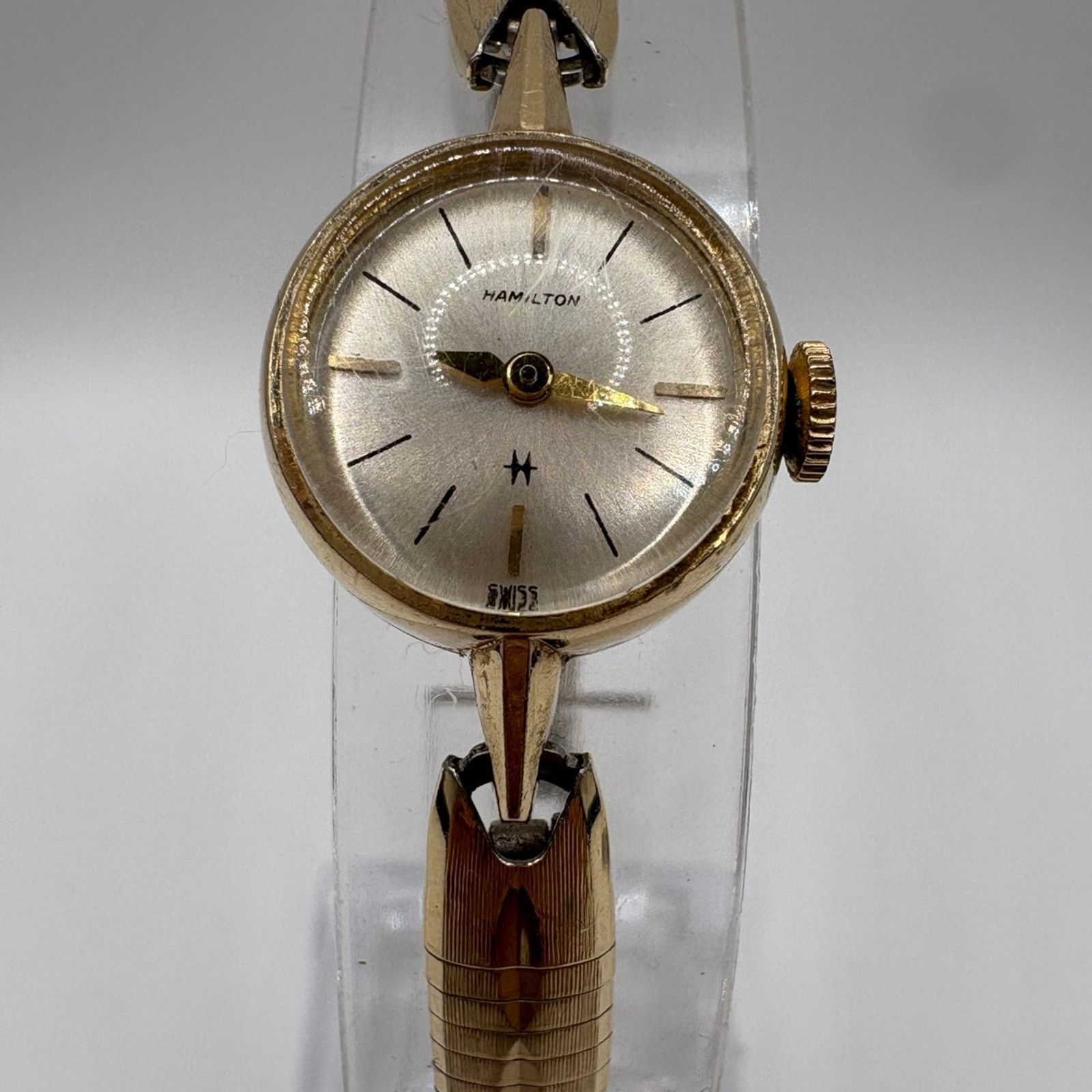 Hamilton Vintage Hamilton Ladies Cocktail Watch - 10KGF Parts/Repair Size ONE SIZE - 1 Thumbnail