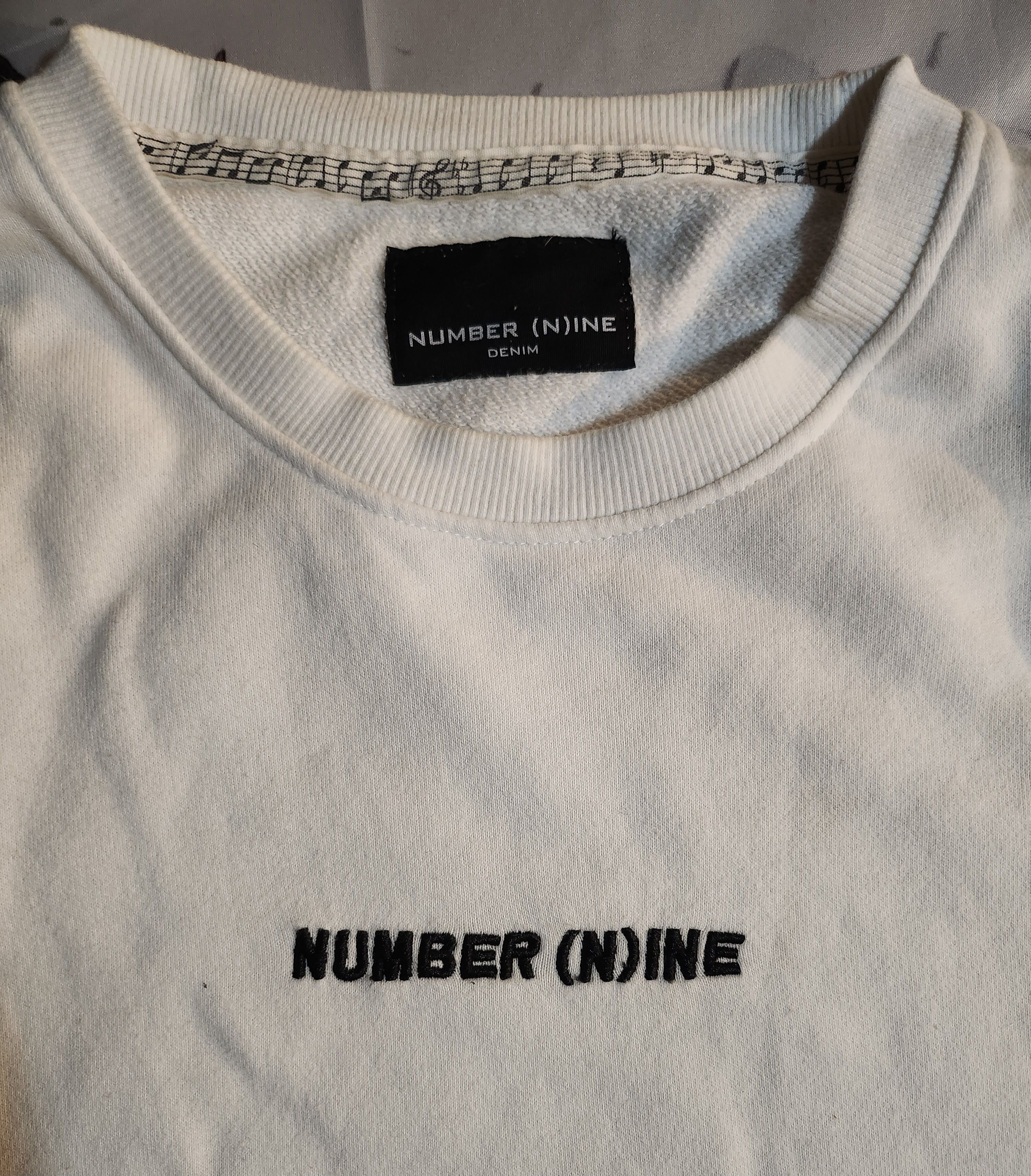 Number (N)ine Number (N)ine Embroidered Logo Crewneck Pullover Size US M / EU 48-50 / 2 - 3 Thumbnail