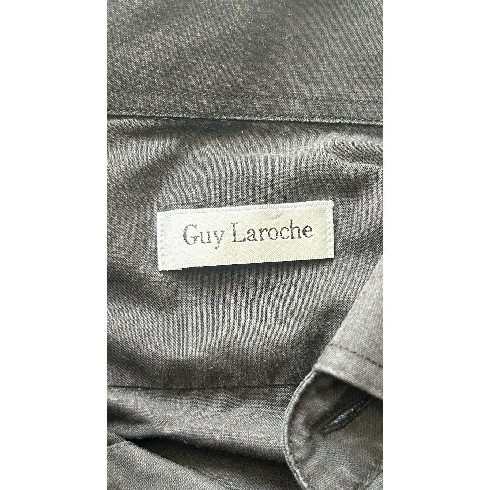 Guy Laroche Guy Laroche | Long Sleeve Button Down Dress Shirt | Large Size US L / EU 52-54 / 3 - 3 Thumbnail