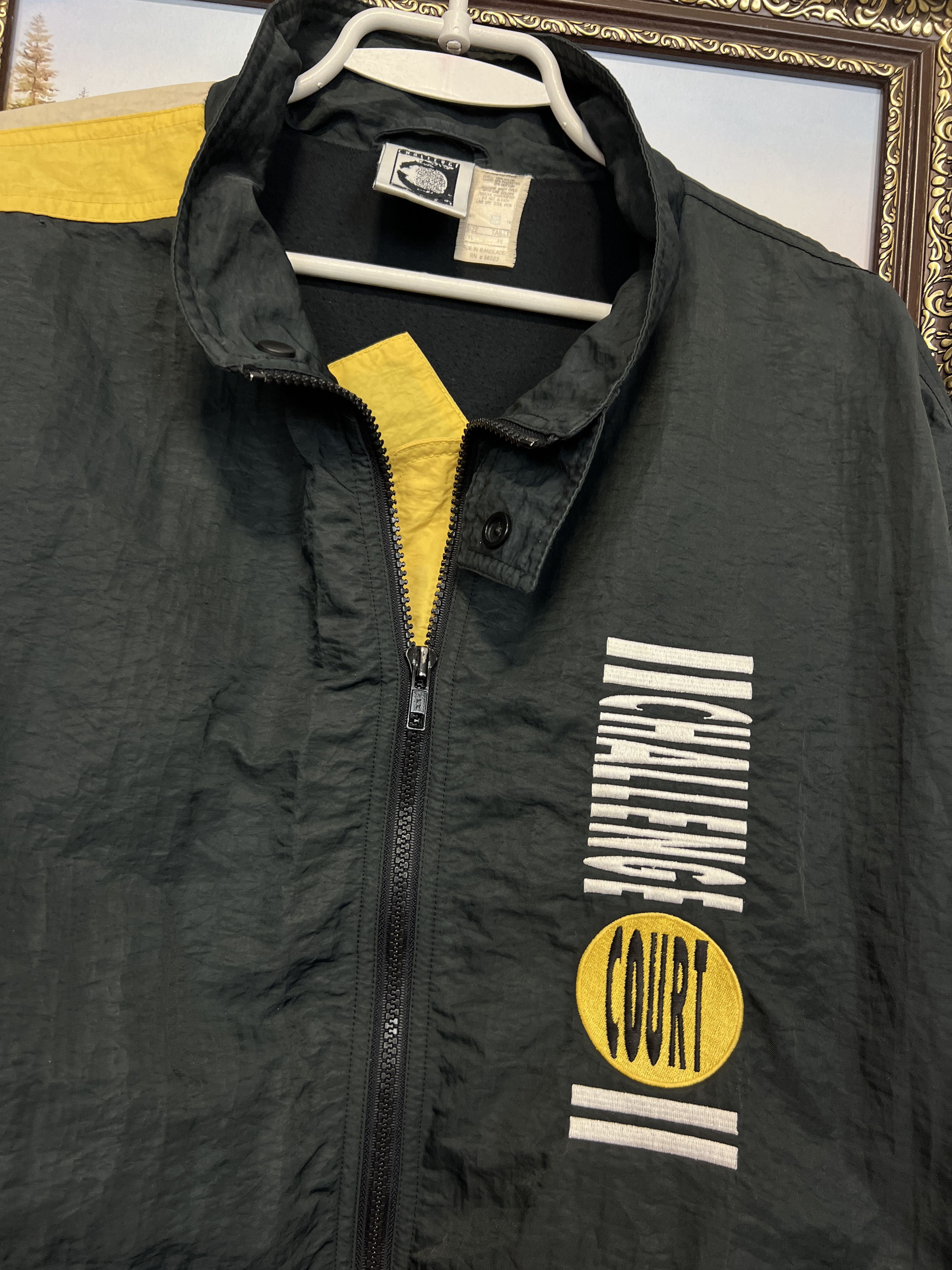 Nike Vintage Nike Challenge Court Andre Agassi Jacket Track Top Size US XL / EU 56 / 4 - 4 Thumbnail