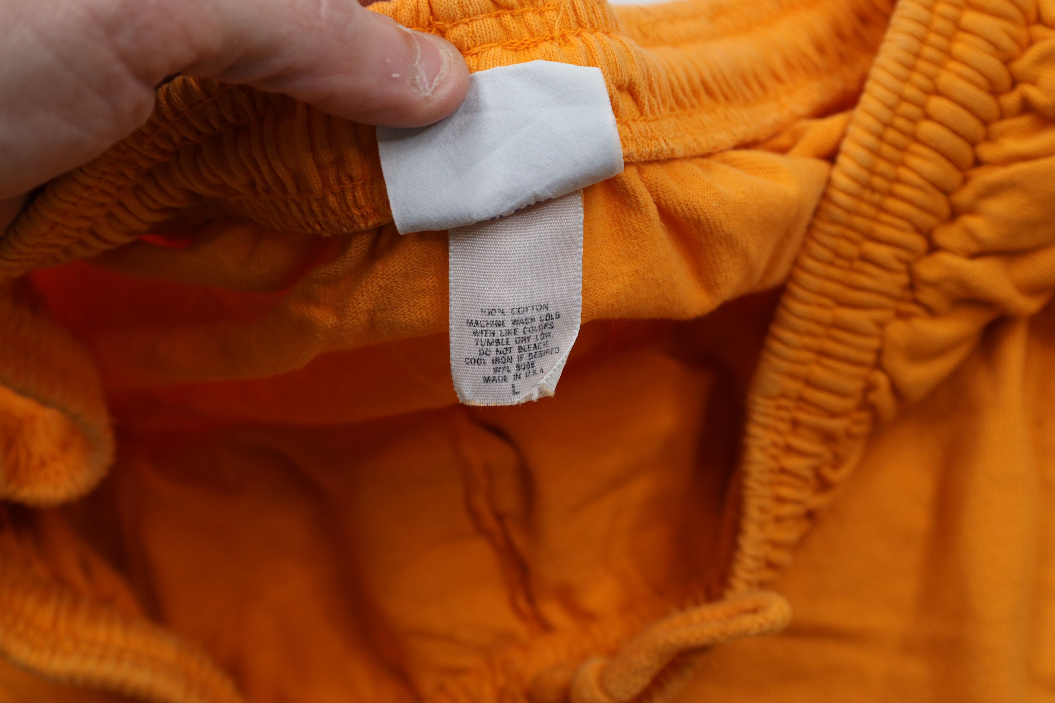 Vintage Vintage 90s Streetwear Cotton Above Knee Shorts Orange USA Size US 34 / EU 50 - 9 Thumbnail