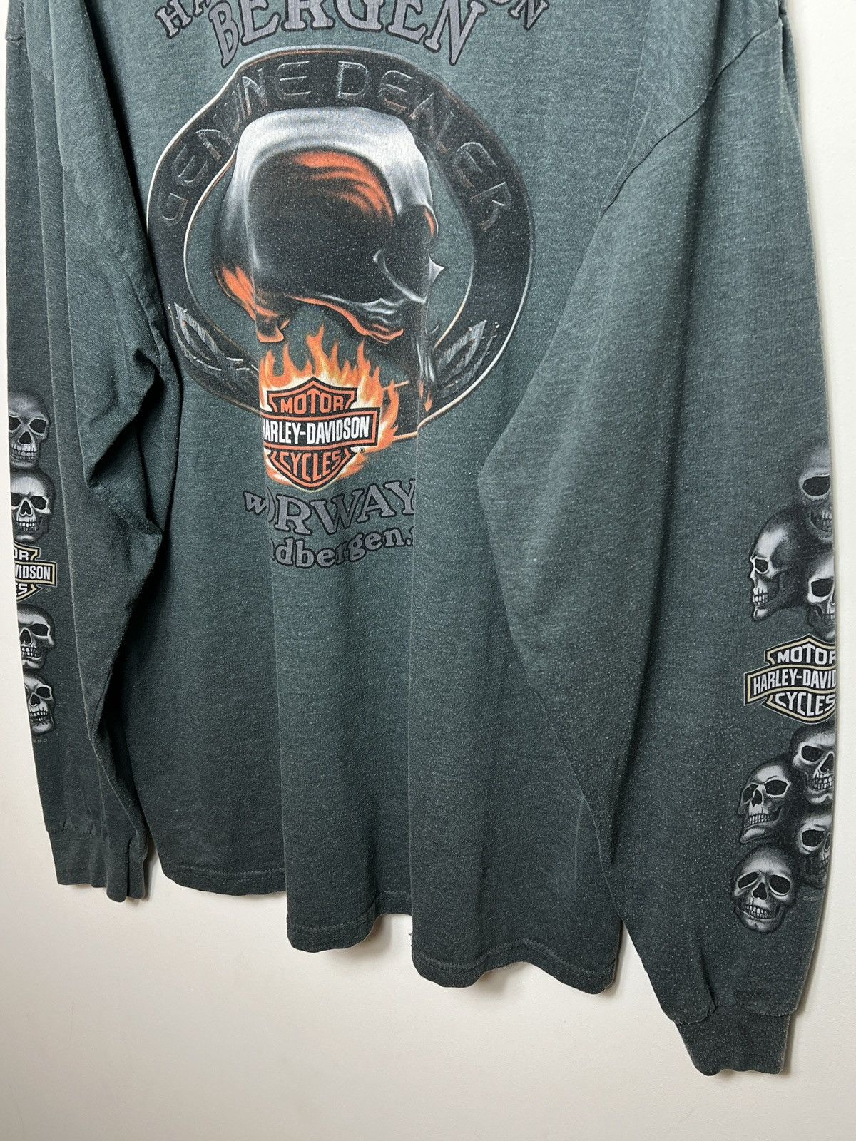 Harley Davidson harley davidson y2k 2008 longsleeve vintage l-xl Size US L / EU 52-54 / 3 - 10 Thumbnail