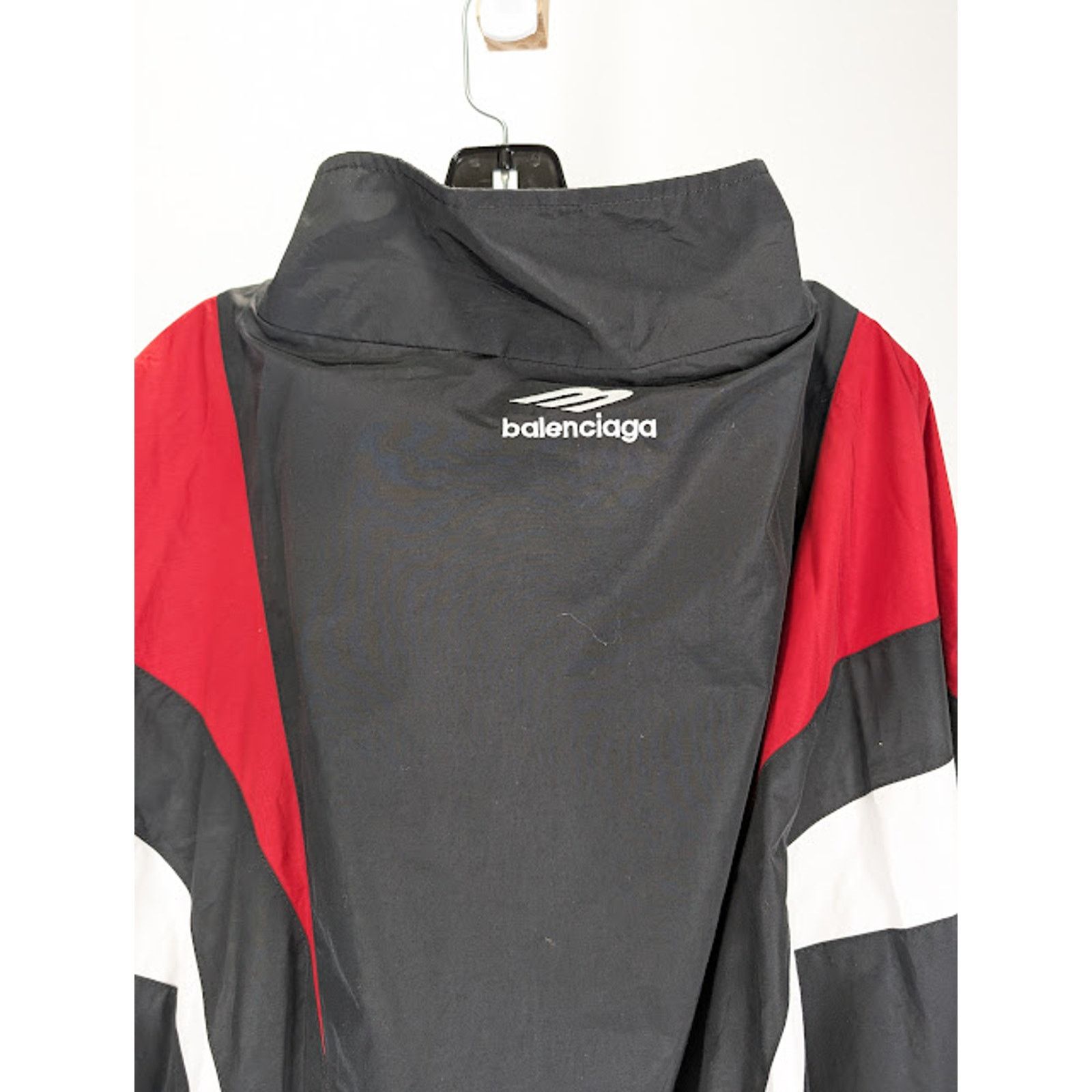 Balenciaga o1rshd1 Off Shoulder Tracksuit Jacket in Black Size US S / EU 44-46 / 1 - 15 Thumbnail