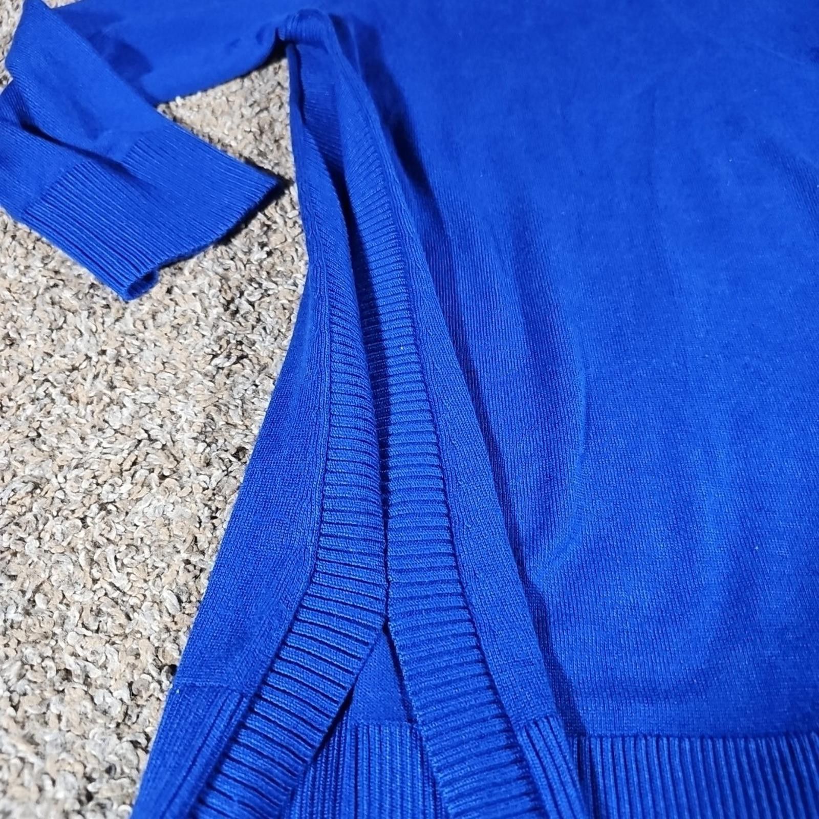 The Unbranded Brand No Brand Blue Light Long Sweater Size M / US 6-8 / IT 42-44 - 4 Thumbnail