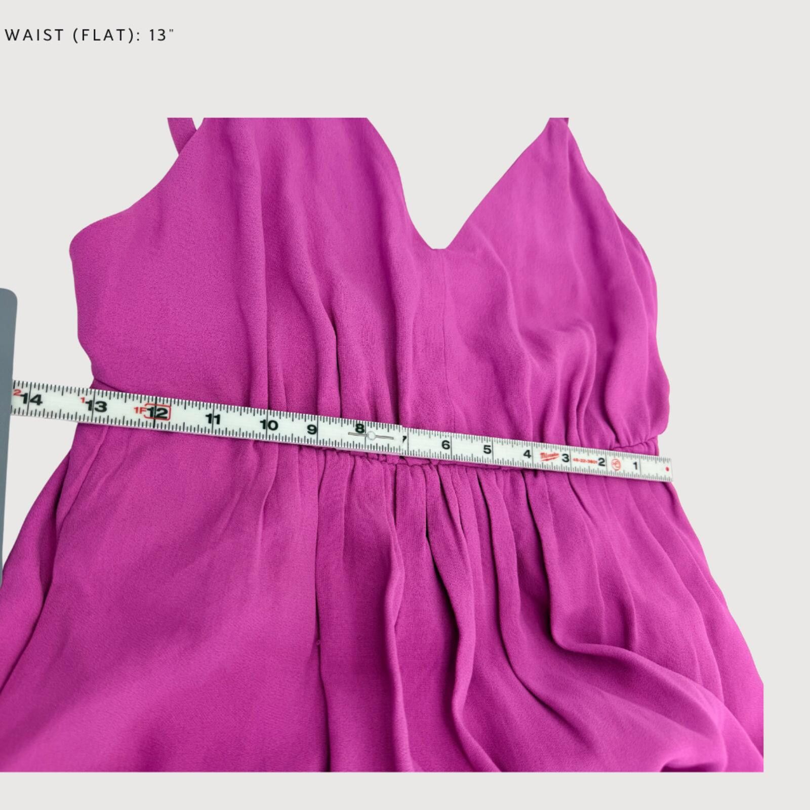 Other Cris Barros Bow Waist Maxi Dress Fuchsia 36 Size M / US 6-8 / IT 42-44 - 7 Thumbnail