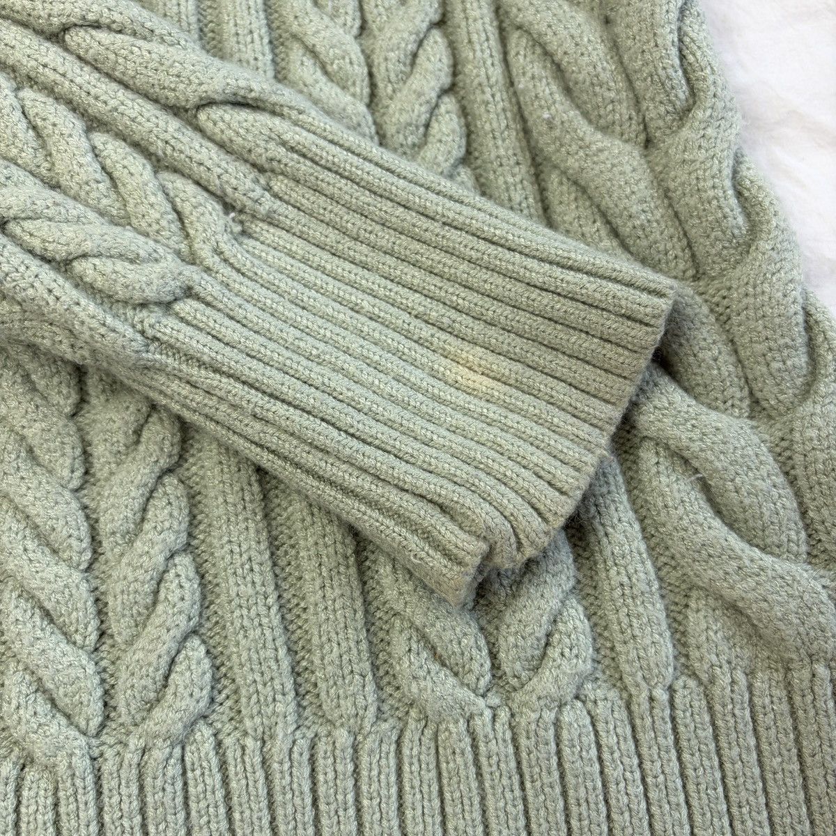 Other Philosophy sage green cable knit crewneck sweater Size M / US 6-8 / IT 42-44 - 5 Thumbnail