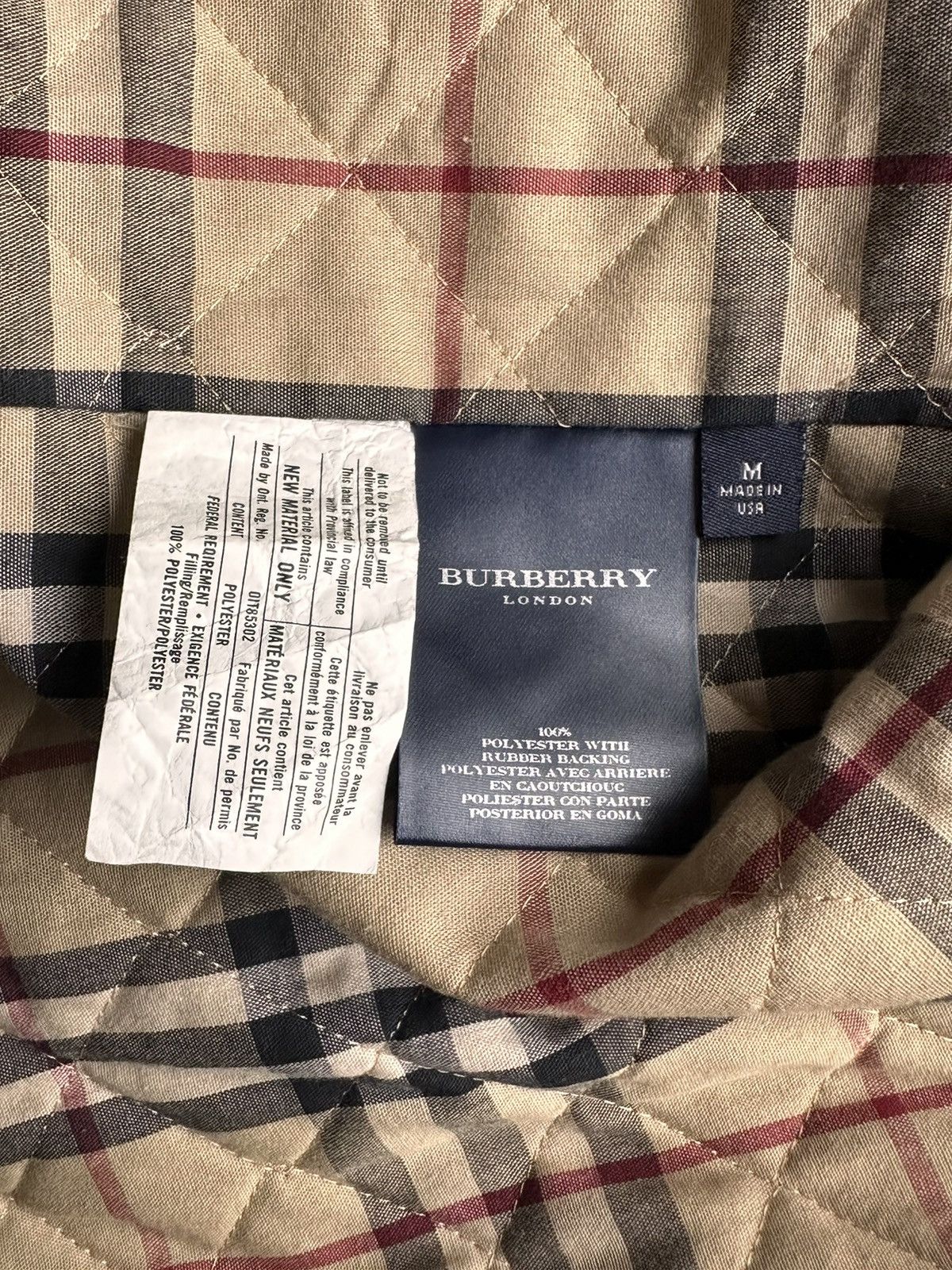 Burberry 00's vintage Burberry Rain Coat Size US M / EU 48-50 / 2 - 6 Thumbnail