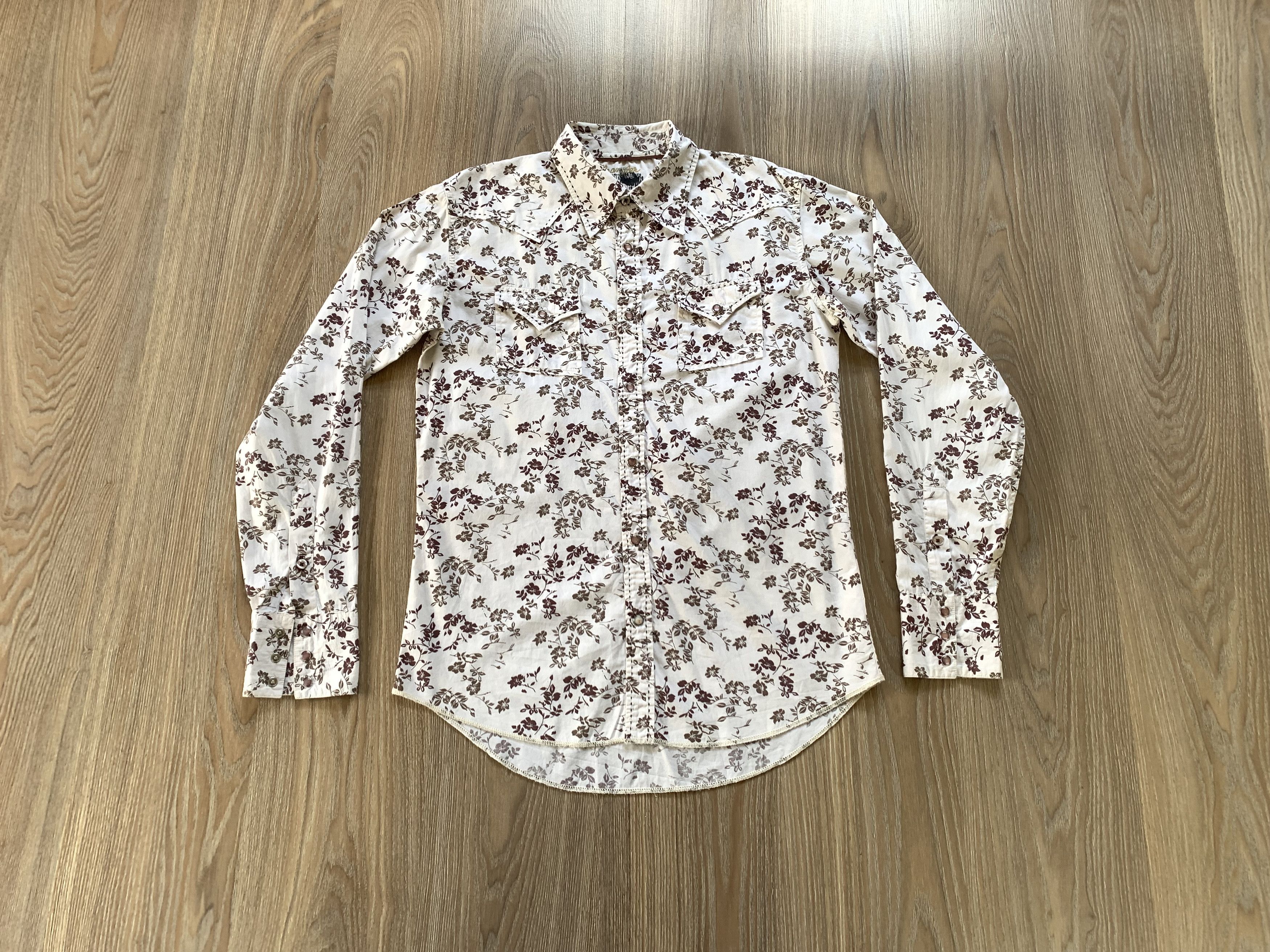 Wrangler Wrangler Vintage Western Long Sleeve Printed Shirt Size US M / EU 48-50 / 2 - 1 Thumbnail