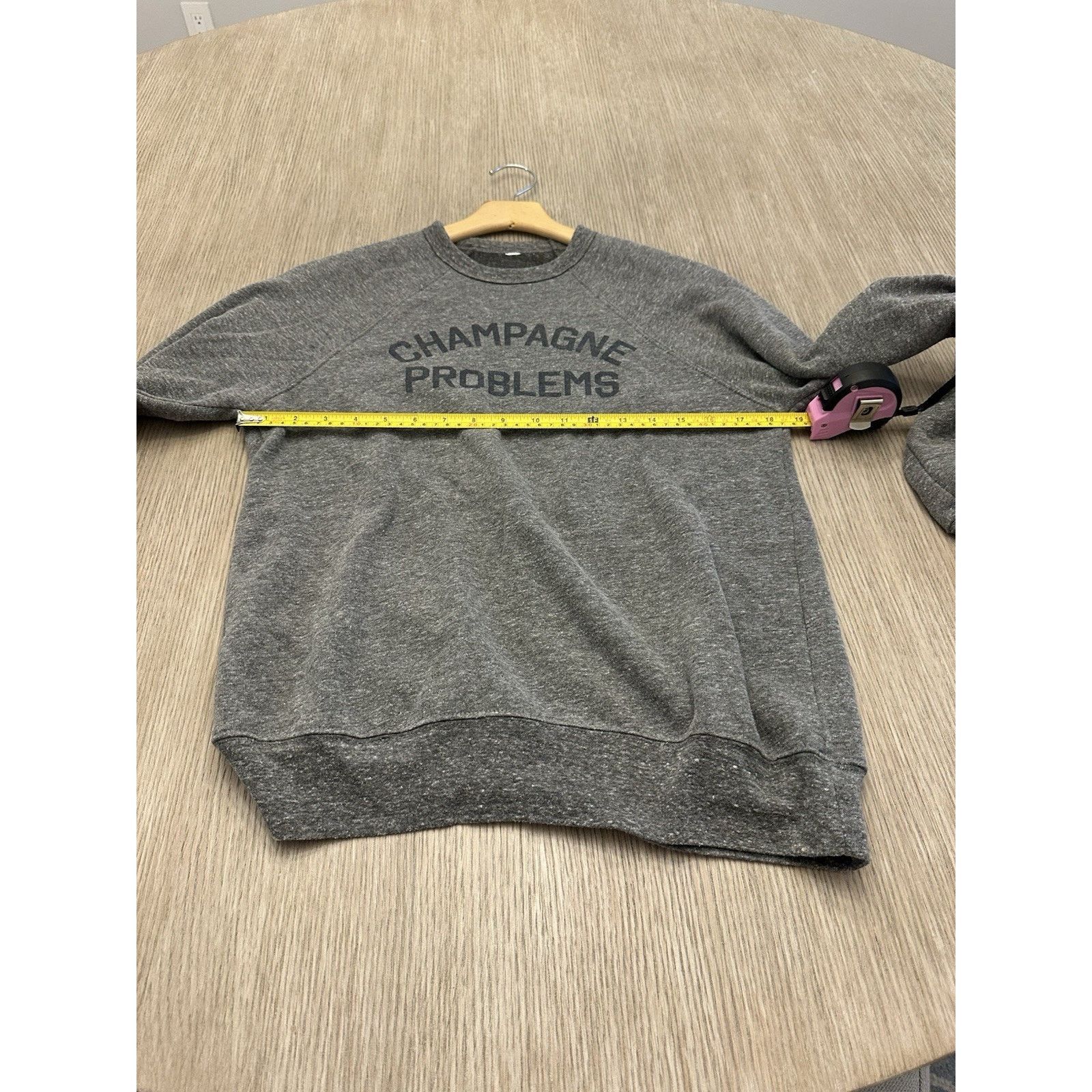 Nordstrom Champagne Problems Graphic Sweatshirt Cozy Minimalist Sz S Size S / US 4 / IT 40 - 7 Thumbnail