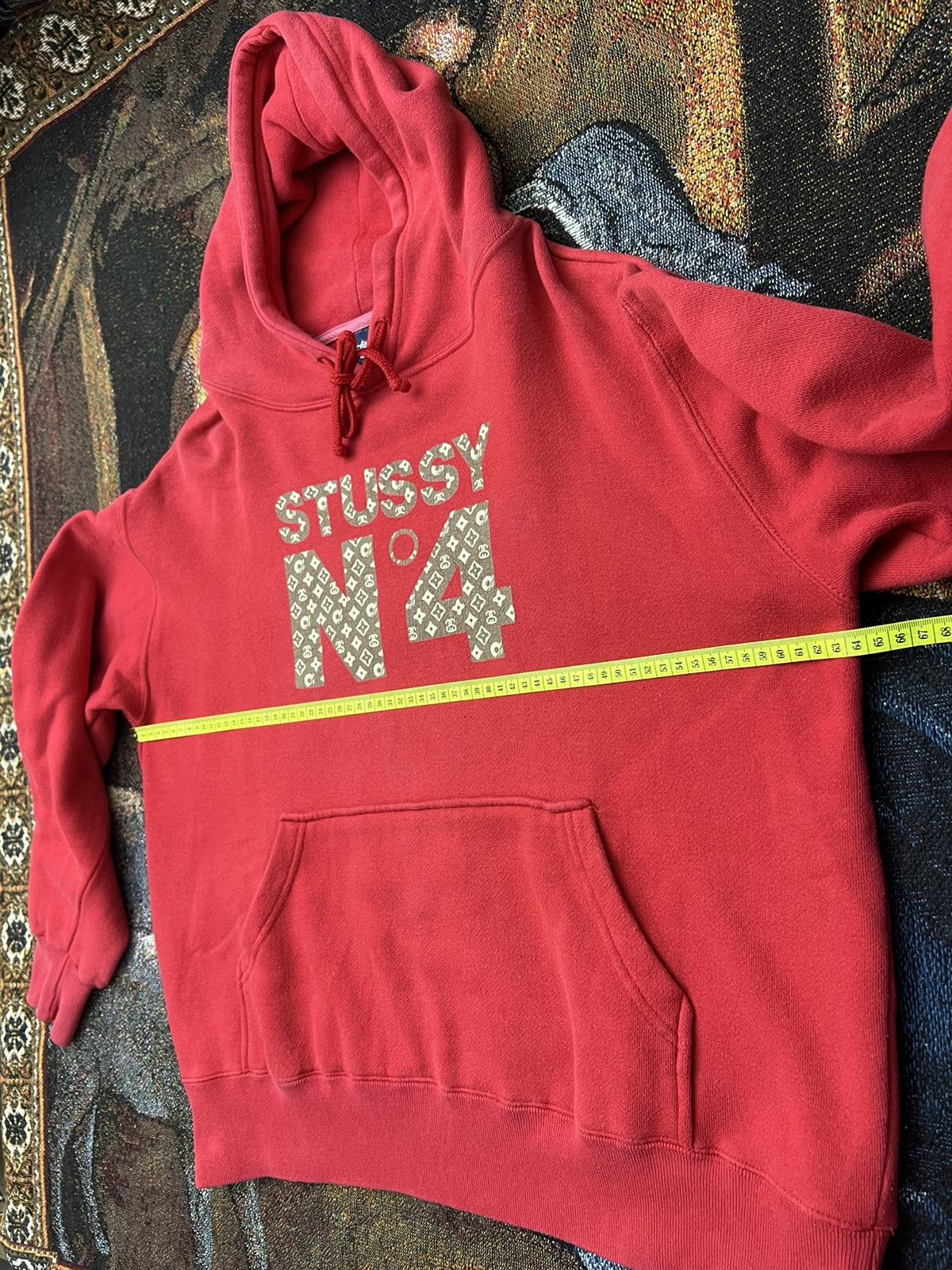 Stussy Vintage Stussy LV Parody Monogram Hoodie Size US L / EU 52-54 / 3 - 6 Thumbnail