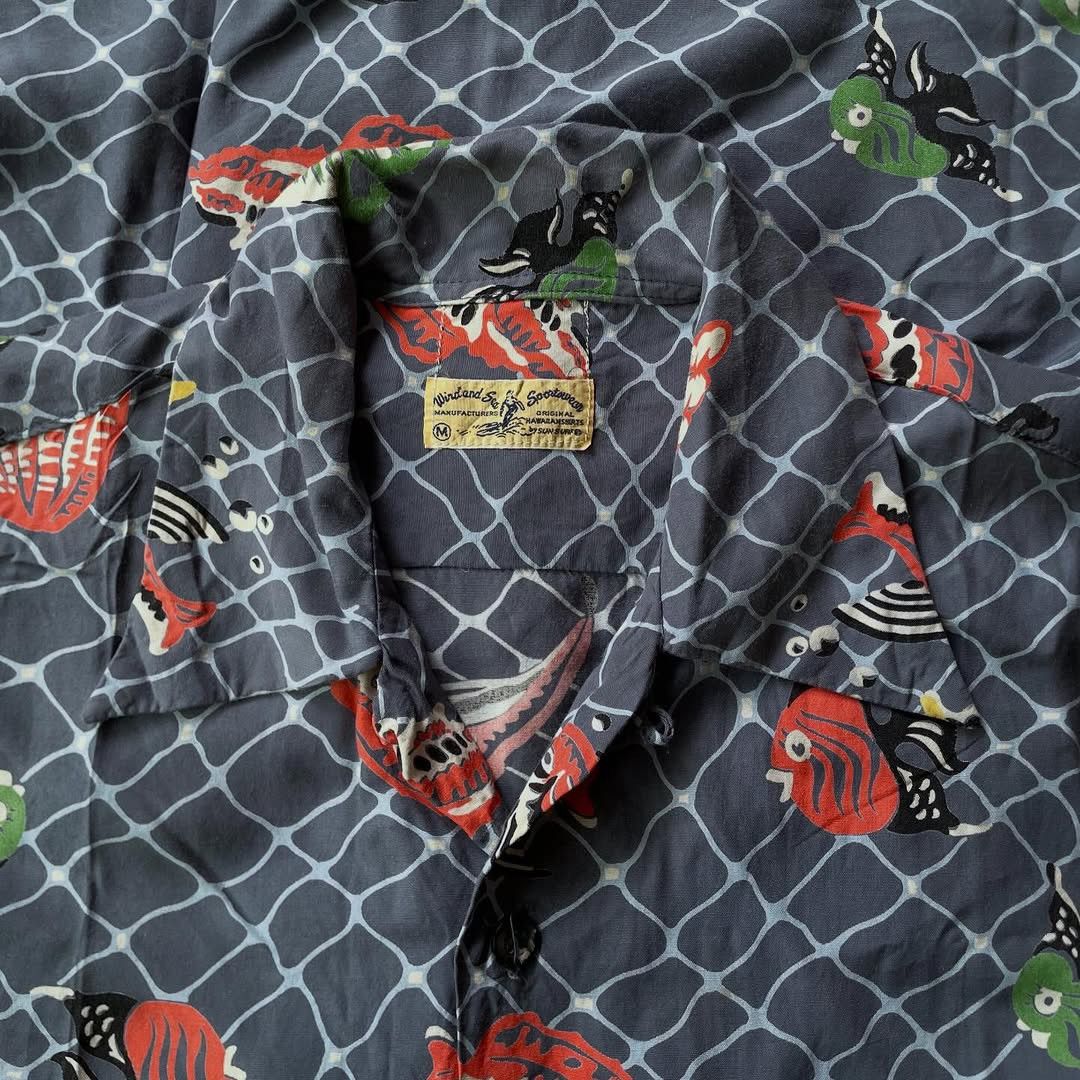 Sun Surf Sun Surf Wind and Sea Hawaiian Aloha Shirt Size US M / EU 48-50 / 2 - 6 Thumbnail