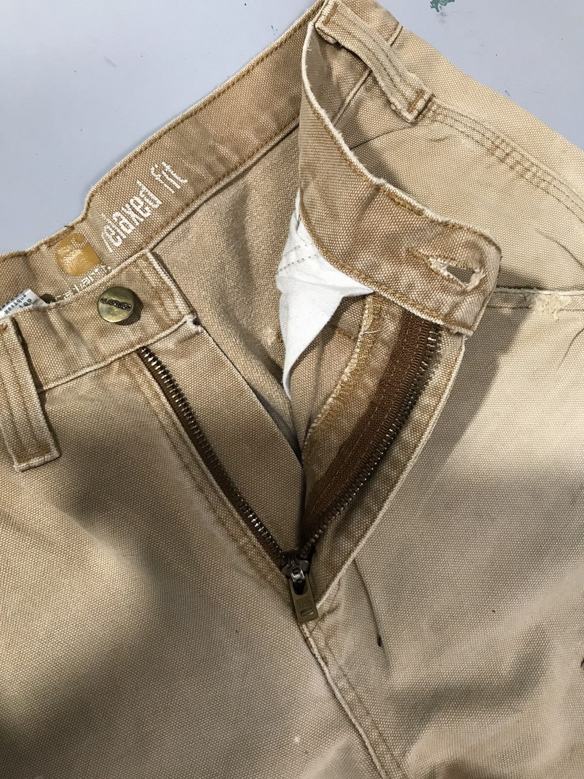Carhartt Vintage Carhartt double knee damaged denim Size US 30 / EU 46 - 7 Thumbnail