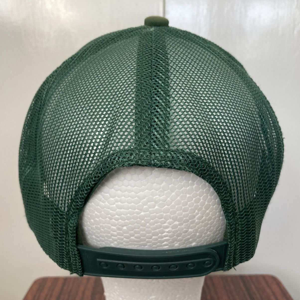 Bass Pro Shops × Vintage BASS PRO SHOPS SNAPBACK HAT CAP TRUCKER MESH GREEN FISHING Size ONE SIZE - 8 Thumbnail