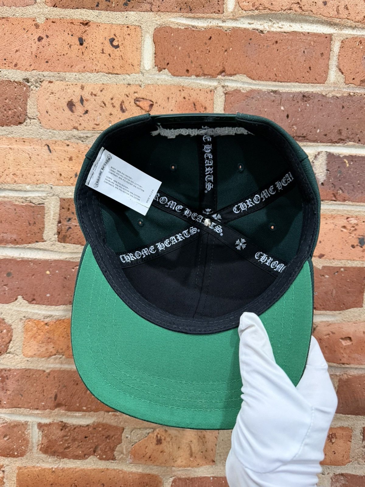 Chrome Hearts Chrome Hearts Forest Green CH Snapback Size ONE SIZE - 5 Thumbnail