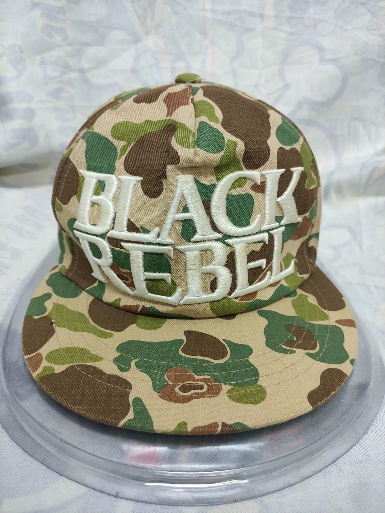 Japanese Brand BLACK REBEL MOTORCYCLE CLUB DUCK CAMO CAP Size ONE SIZE - 7 Thumbnail