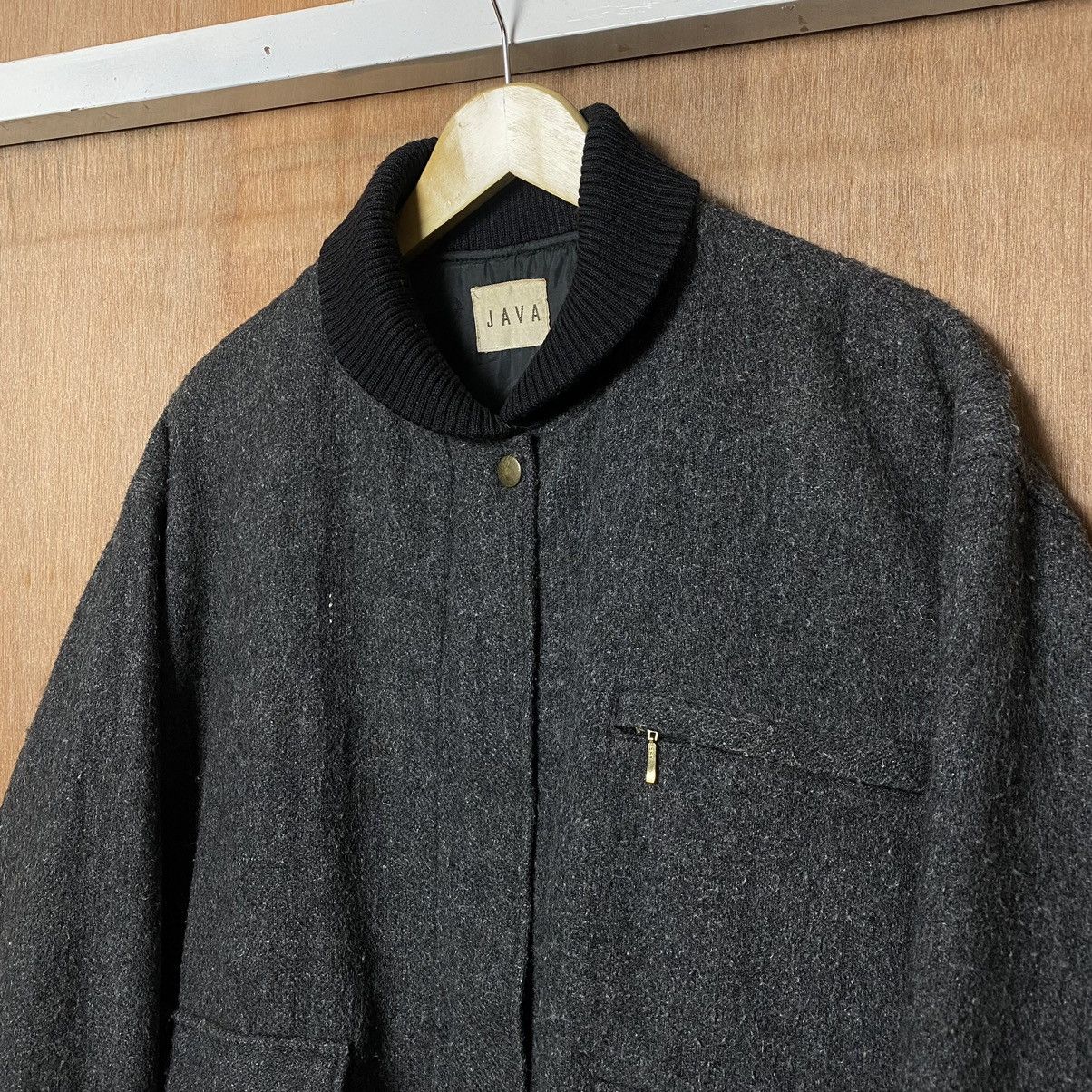 Designer × Japanese Brand Java Wool Jackets Unique Collar Size US L / EU 52-54 / 3 - 5 Thumbnail