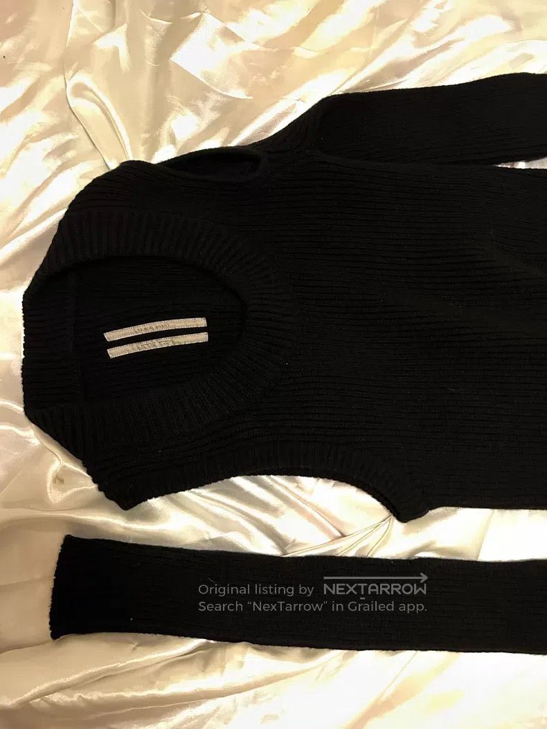 Rick Owens Rick Owens Banana Black Knit Sweater Size US S / EU 44-46 / 1 - 3 Thumbnail