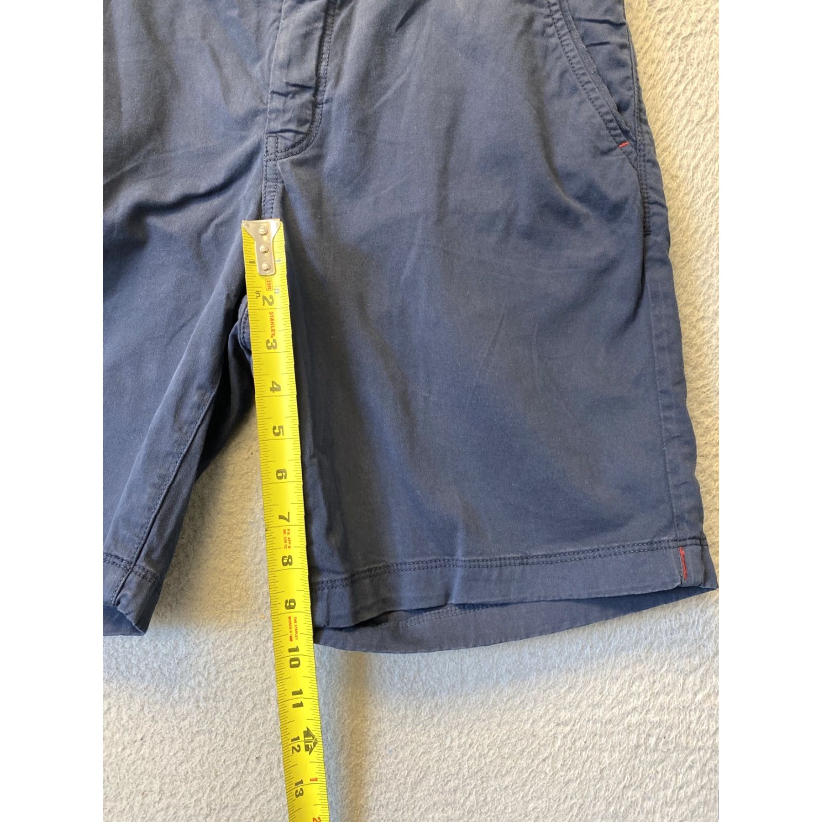 Michael Kors Kors MK Chino Shorts Mens 31X10 Navy Flat Front Pockets Hiking Outdoor 34-69 Size US 31 - 7 Thumbnail