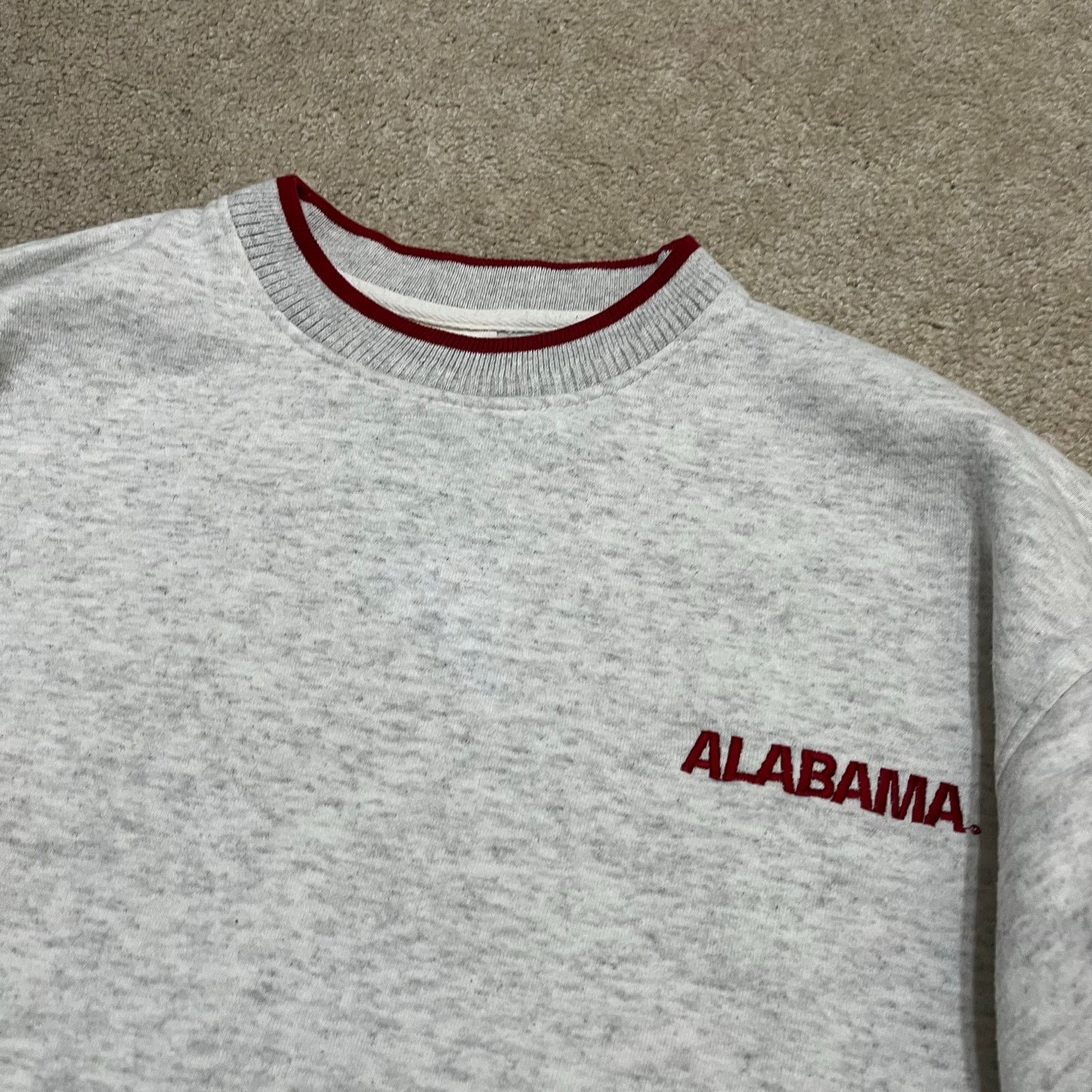 Other Vintage Alabama Crimson Tide Varsity Collar Grey Crewneck L Size US L / EU 52-54 / 3 - 3 Thumbnail