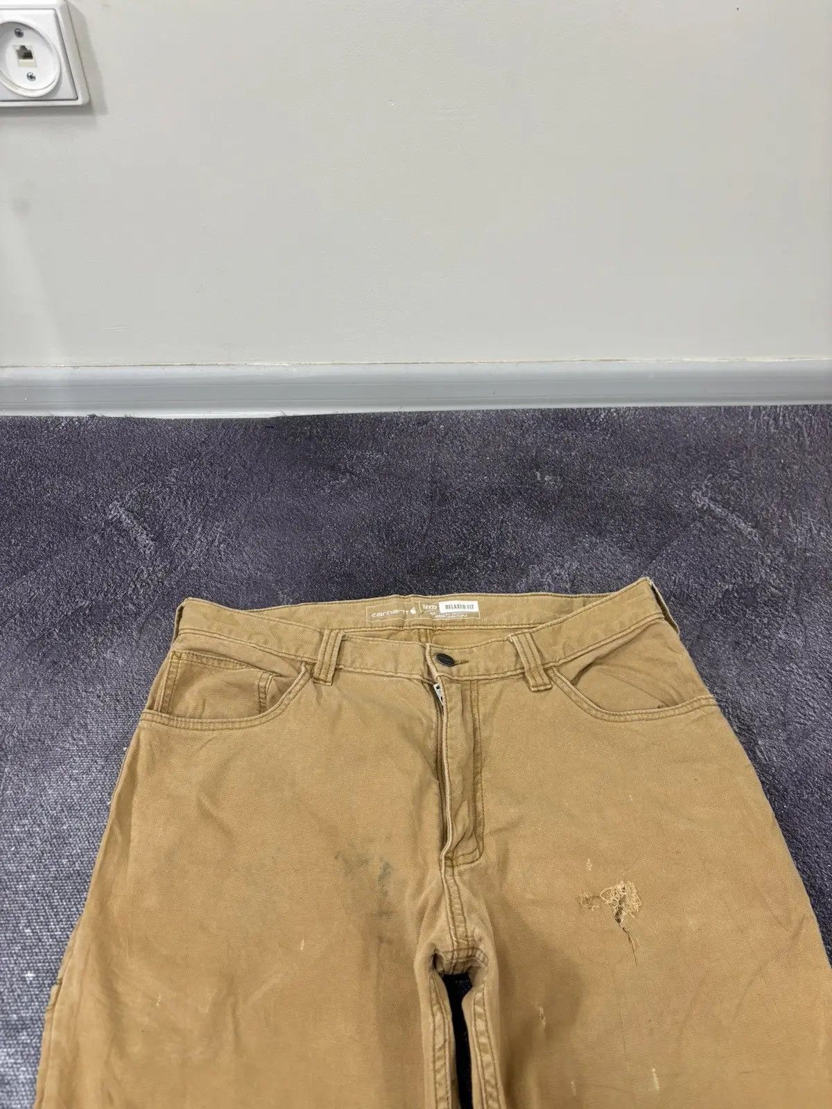 Carhartt × Vintage Vintage Carhartt Y2K Rugged Flex Relaxed Fit Pants Jeans Size US 34 / EU 50 - 11 Thumbnail